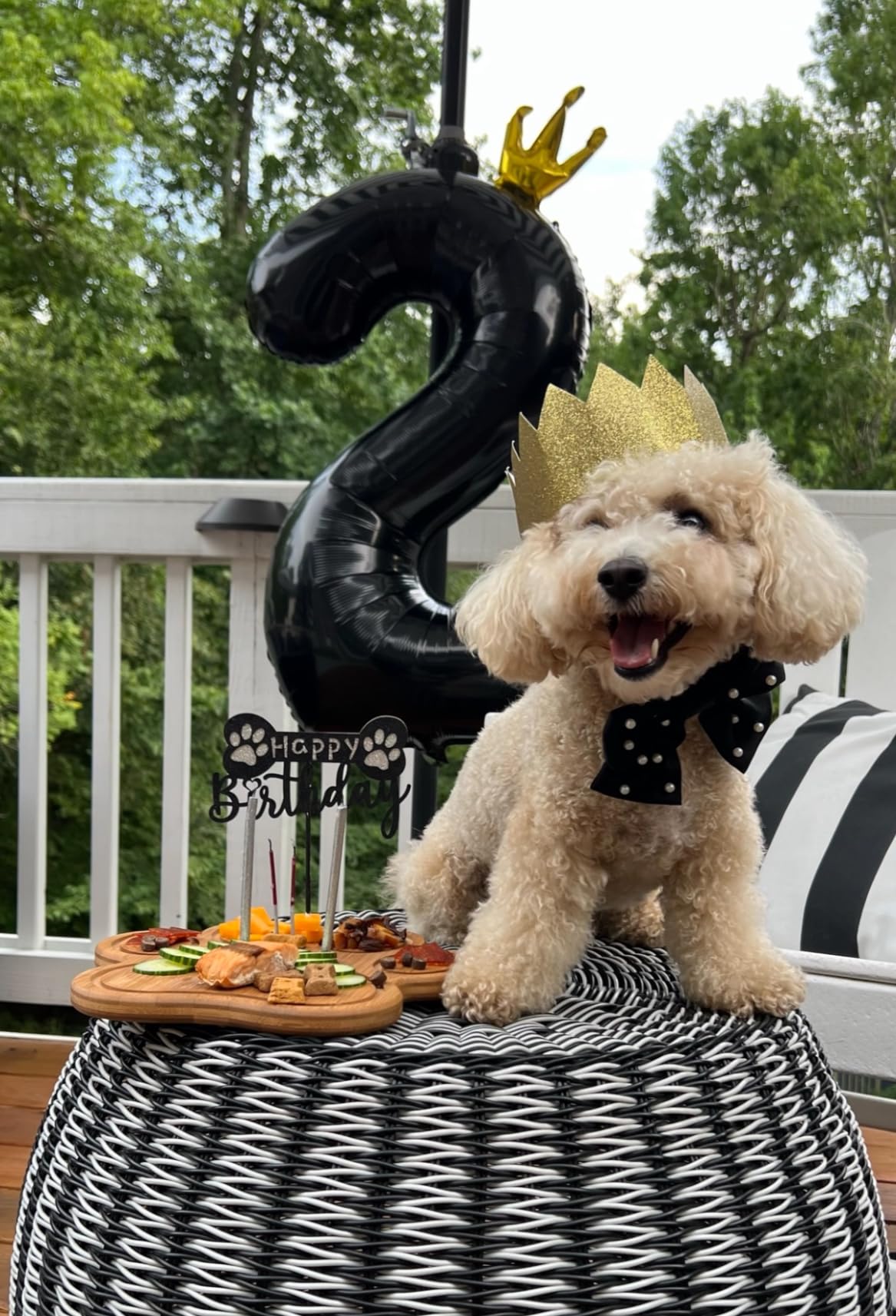 Totally Bamboo Paw Shaped Cutting Board – Bamboo Wood Charcuterie and Cheese Board with Juice Grooves, Fun Serving Board and Gift for Dog and Cat Lovers, 11 x 10 Inches - Customer Photo 5