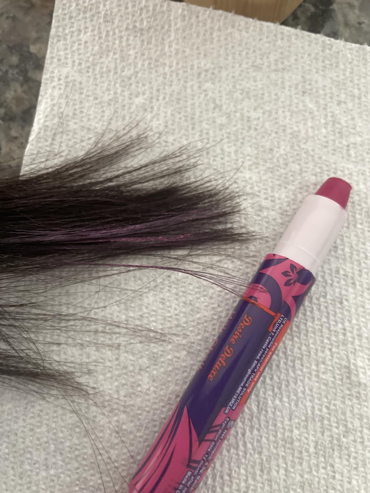 Desire Deluxe - Girls Gifts Hair Chalk 10 Temporary Non-Toxic Easy Washable Hair Dye Colourful Pens - Customer Photo 2