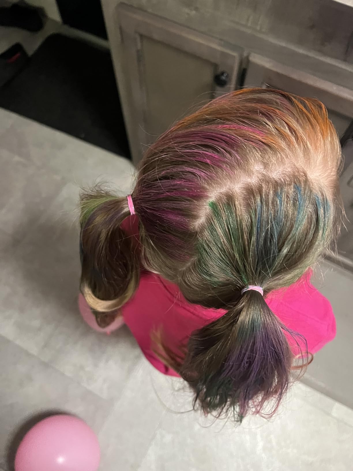 Desire Deluxe - Girls Gifts Hair Chalk 10 Temporary Non-Toxic Easy Washable Hair Dye Colourful Pens - Customer Photo 2