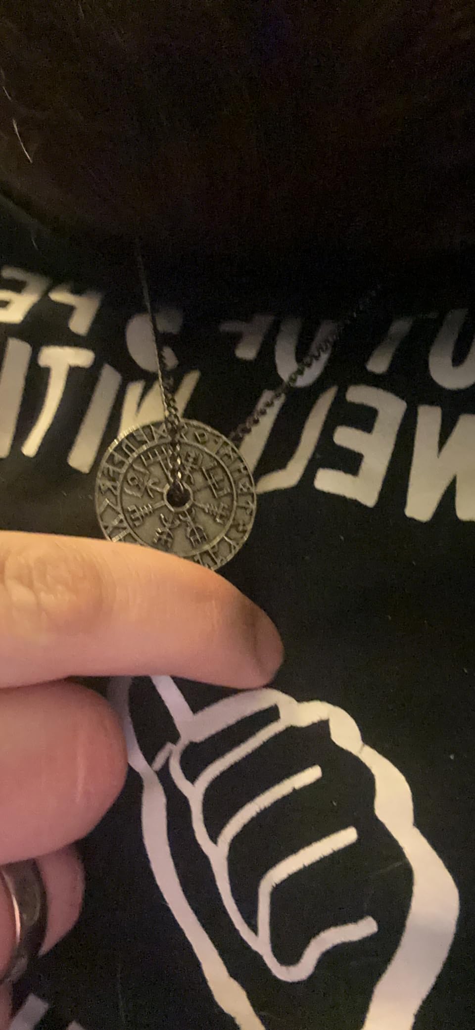 Viking Gifts for Men – Double-Sided Viking Necklace for Men with Rune Compass Pendant – Norse Amulet-Inspired Jewelry with 24