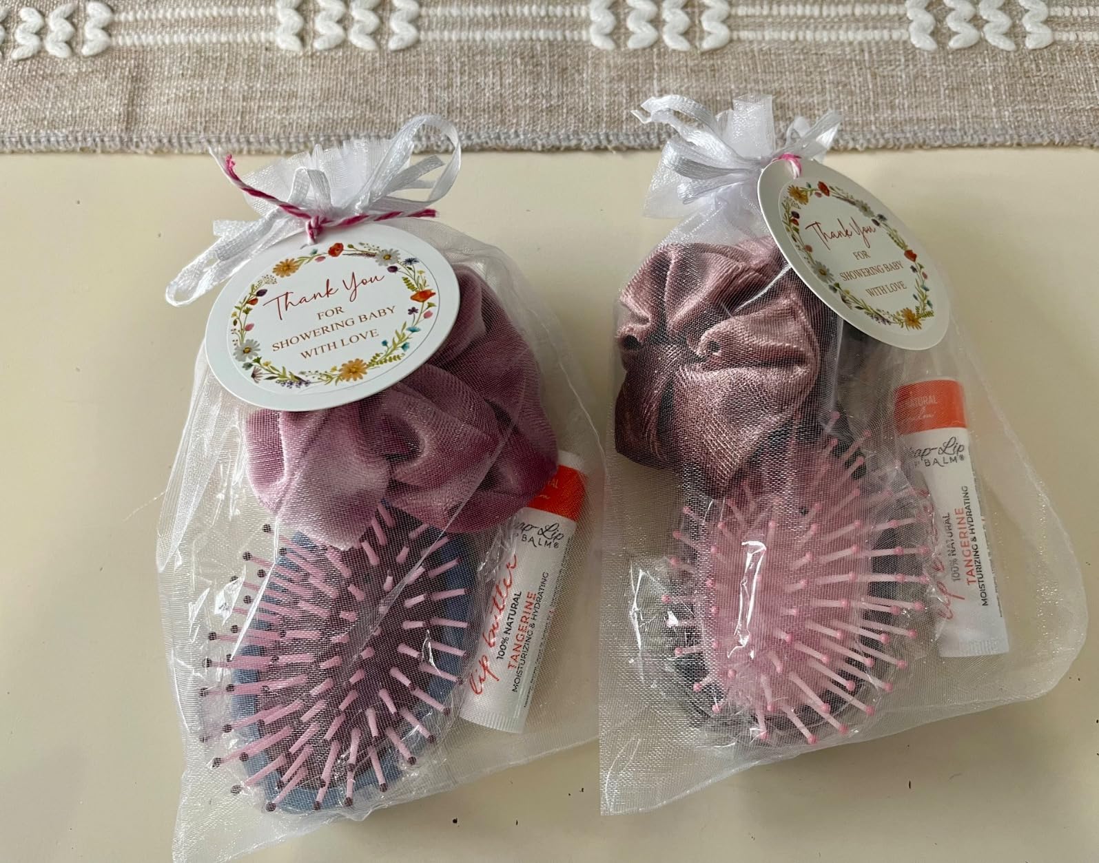 Whaline 12Pcs Blush Theme Scrunchies Velvet Elastics for Women Pink Bobbles Soft Lovers Scrunchy Classic Thick Hair Bands Ties Gifts for Teenage Girls - Customer Photo 1