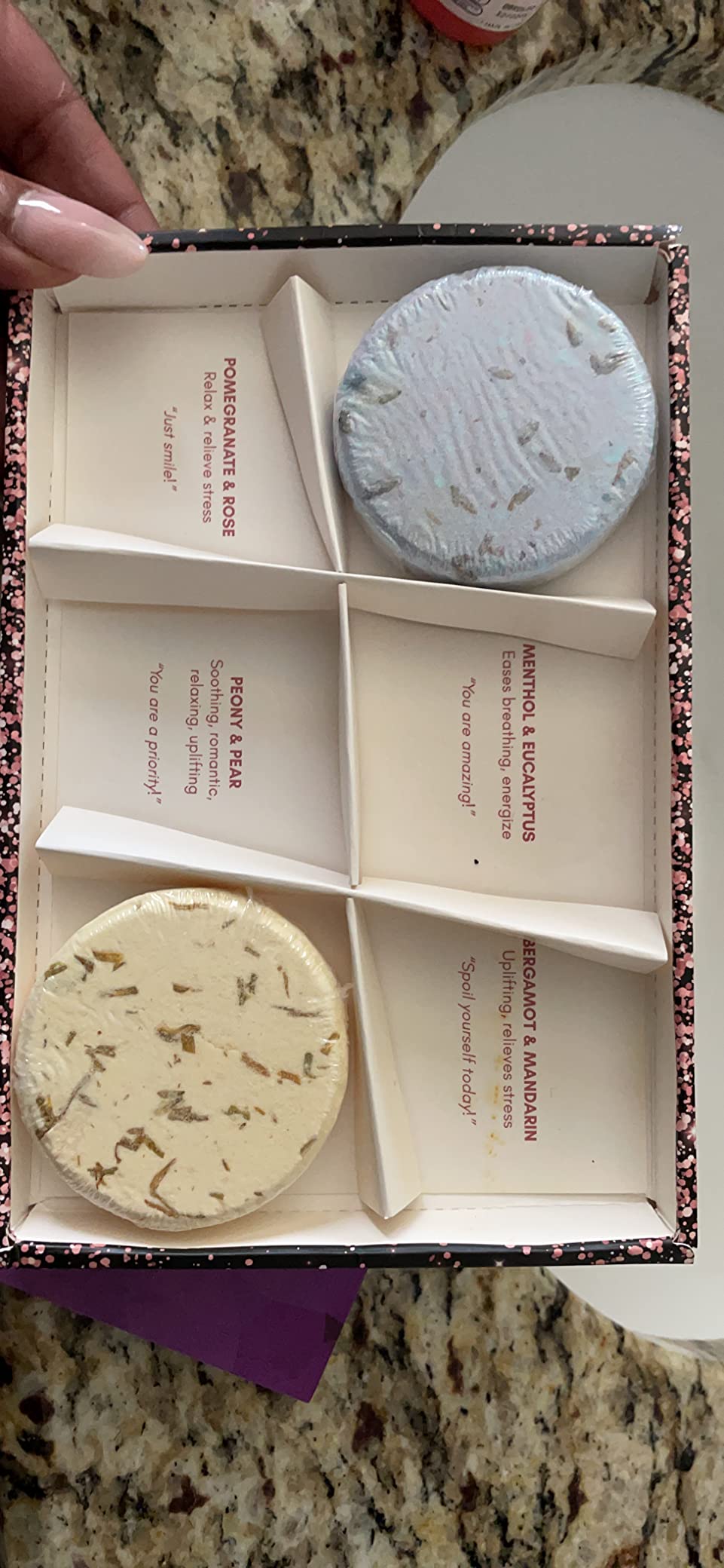 Cleverfy Shower Steamers Aromatherapy – Stocking Stuffers for Teen Girls, Women and Wife – Christmas Gifts for Teens and Women – White Elephant Gifts for Adults – 6 Tablets - Customer Photo 4