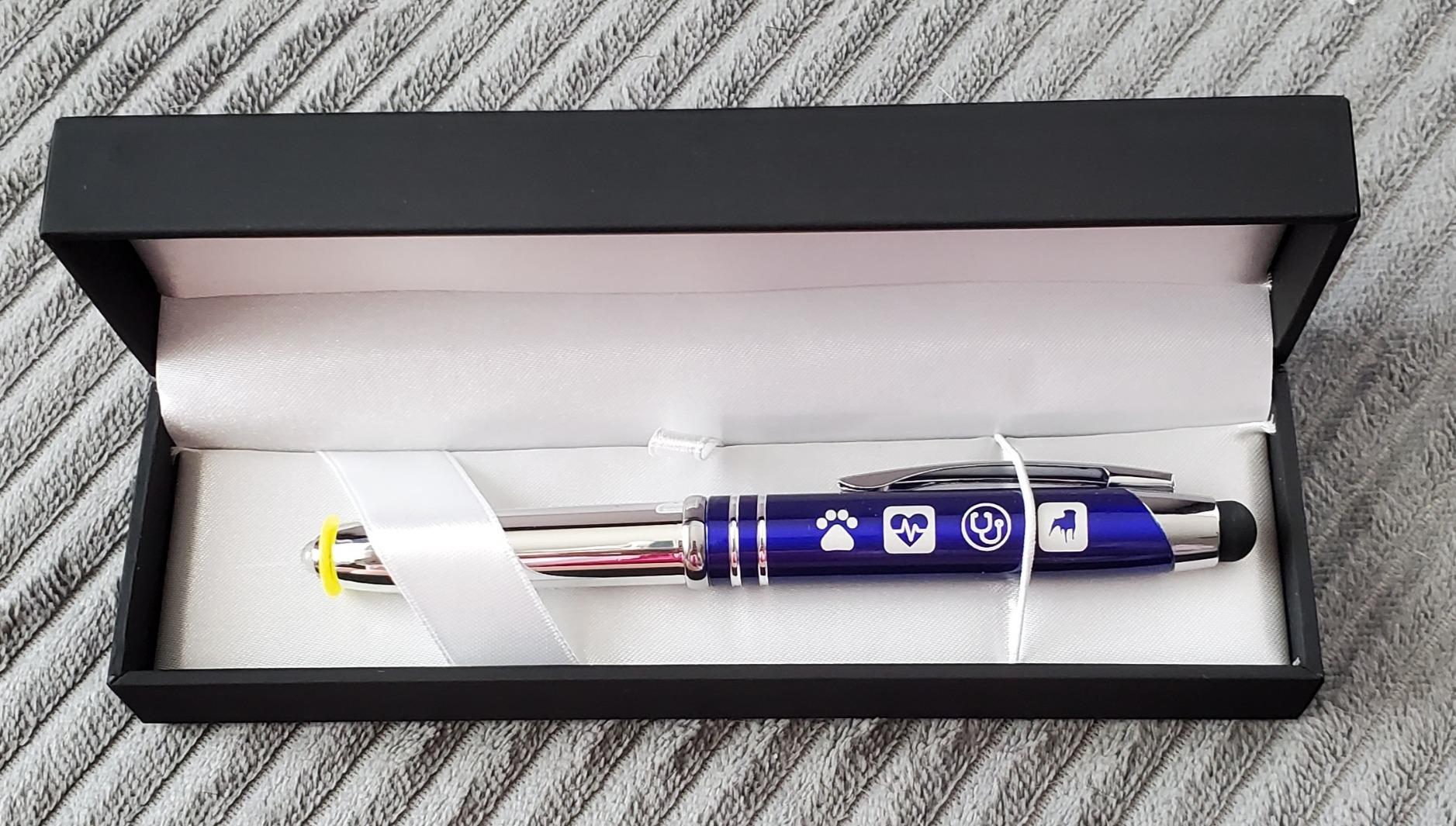 Inkstone Nurse Gift Pen with Flashlight Stylus and Writing Tip Engraved with Inspirational Quote - Customer Photo 1