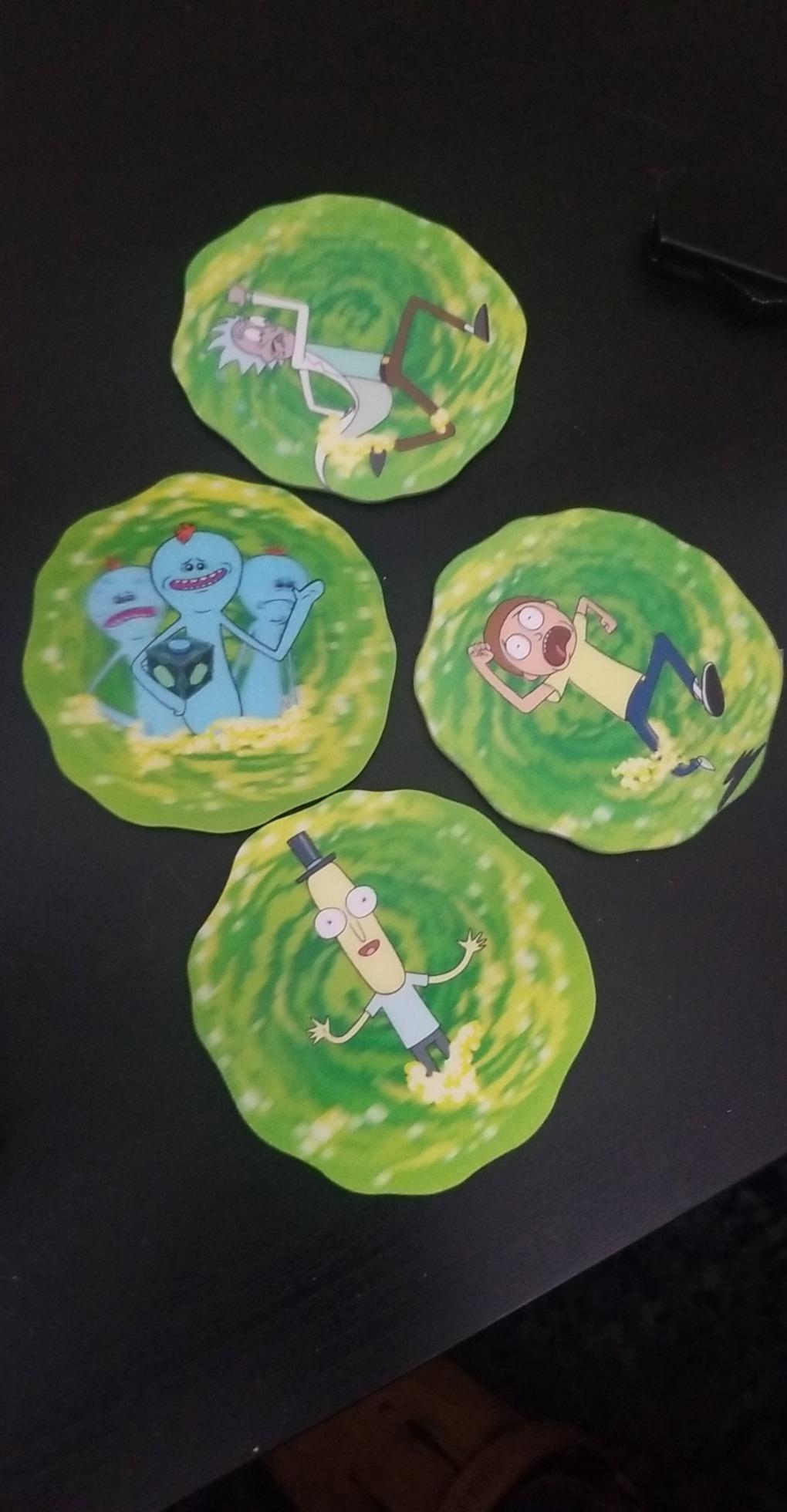 Paladone Rick and Morty 3D Drink Coasters - Set of 4 - Customer Photo 1
