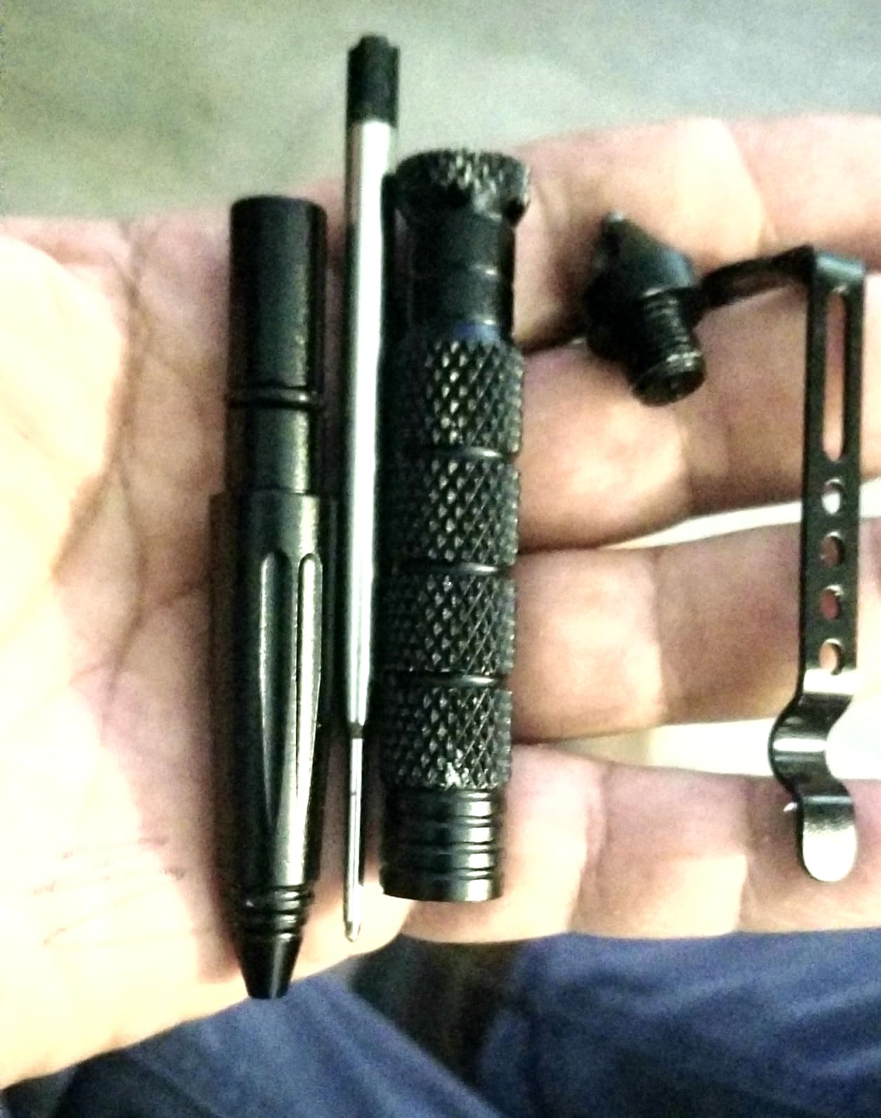 KEPEAK Military Tactical Pen, Professional Self Defense Pen, Emergency Glass Breaker Pen - Tungsten Steel, Writing EDC Survival Tool with 6 Refill - Customer Photo 1