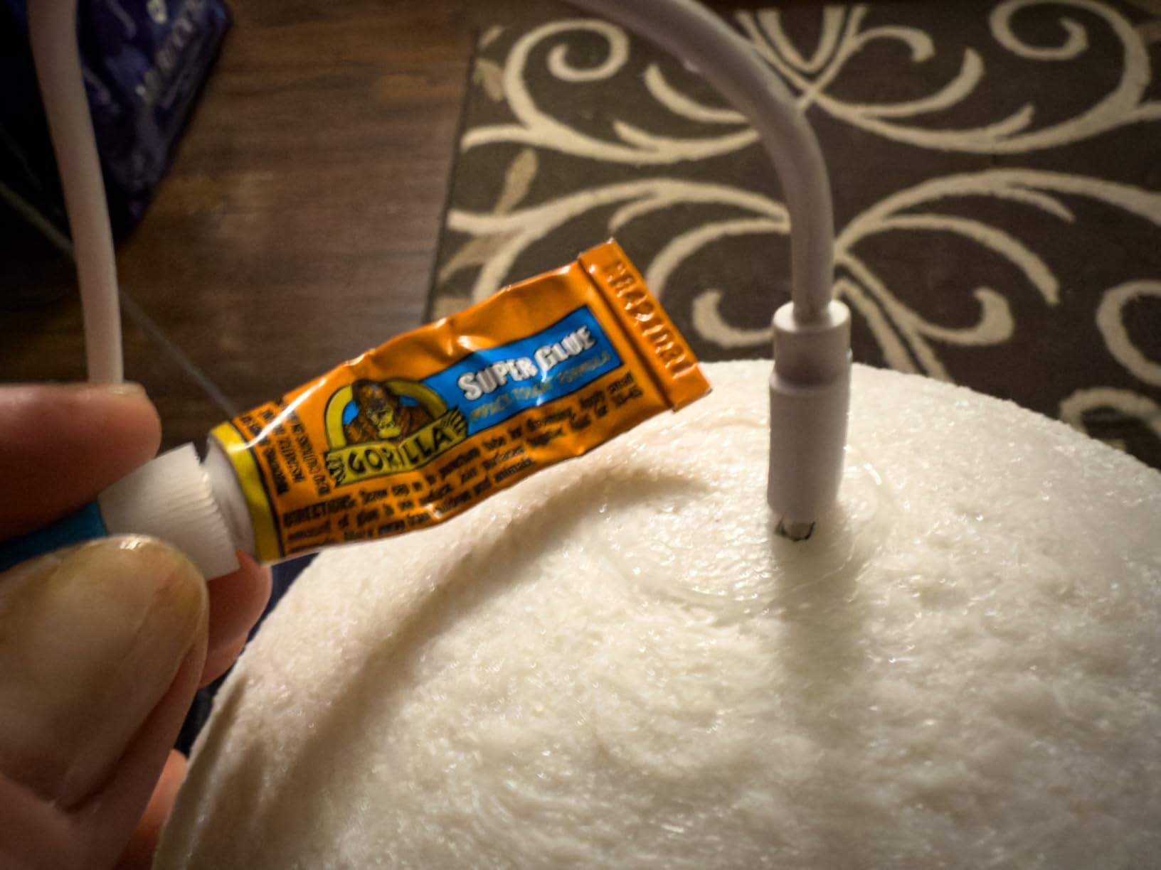 Mind-Glowing Moon Lamp - 3D Moon Night Light for Kids Bedroom - Globe Nightlight with Multi Color LED, Touch/Remote Control - Birthday Gift for Any Year Old Girls & Boys - Space Decor (4.7 inch) Customer Review Mind-Glowing Moon Lamp - 3D Moon Night Light for Kids Bedroom - Globe Nightlight with Multi Color LED, Touch/Remote Control - Birthday Gift for Any Year Old Girls & Boys - Space Decor (4.7 inch) - Customer Photo 1