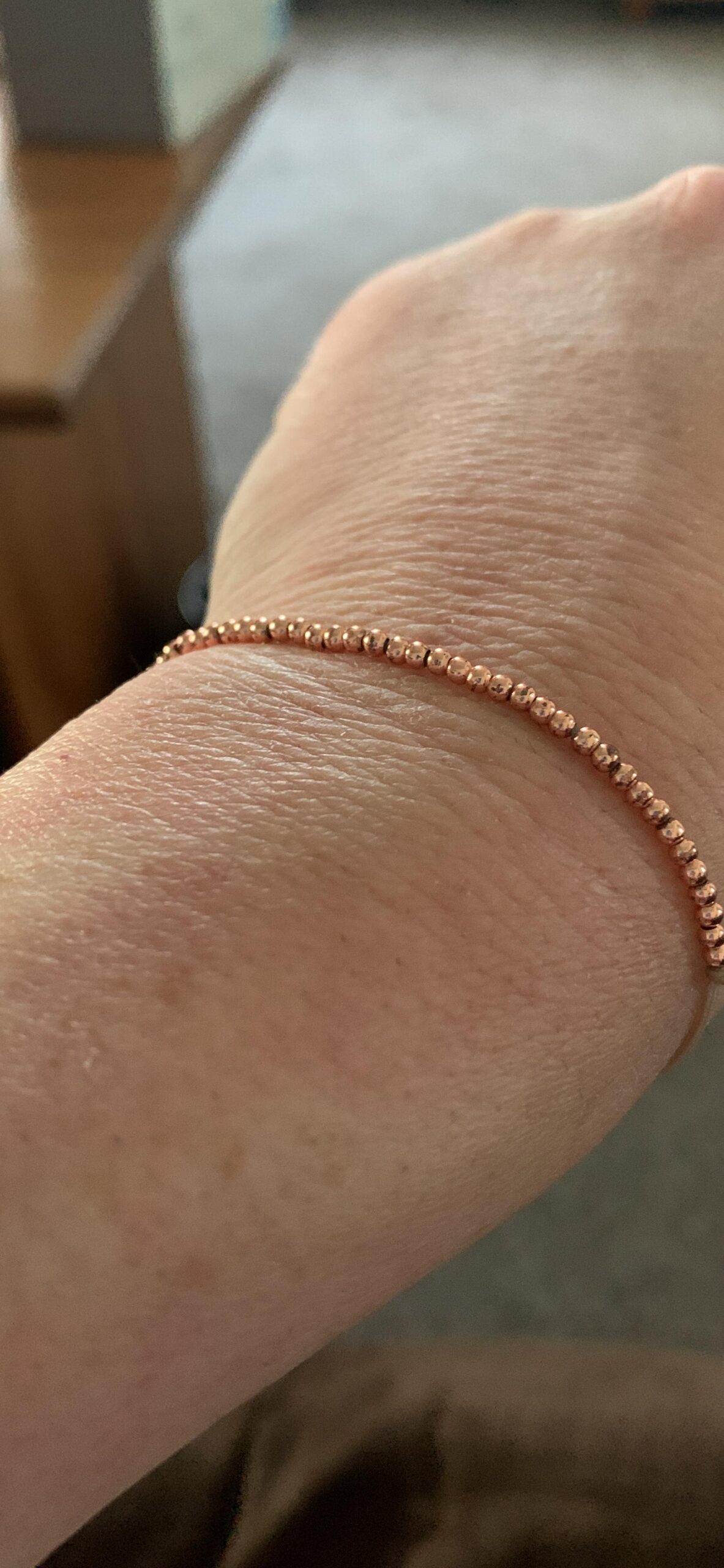 Lucky Feather 40th Birthday Gifts Women | Cute 14k Gold Dipped Beads Bracelet | Fabulous Forty Milestone Bracelet Adjustable 7