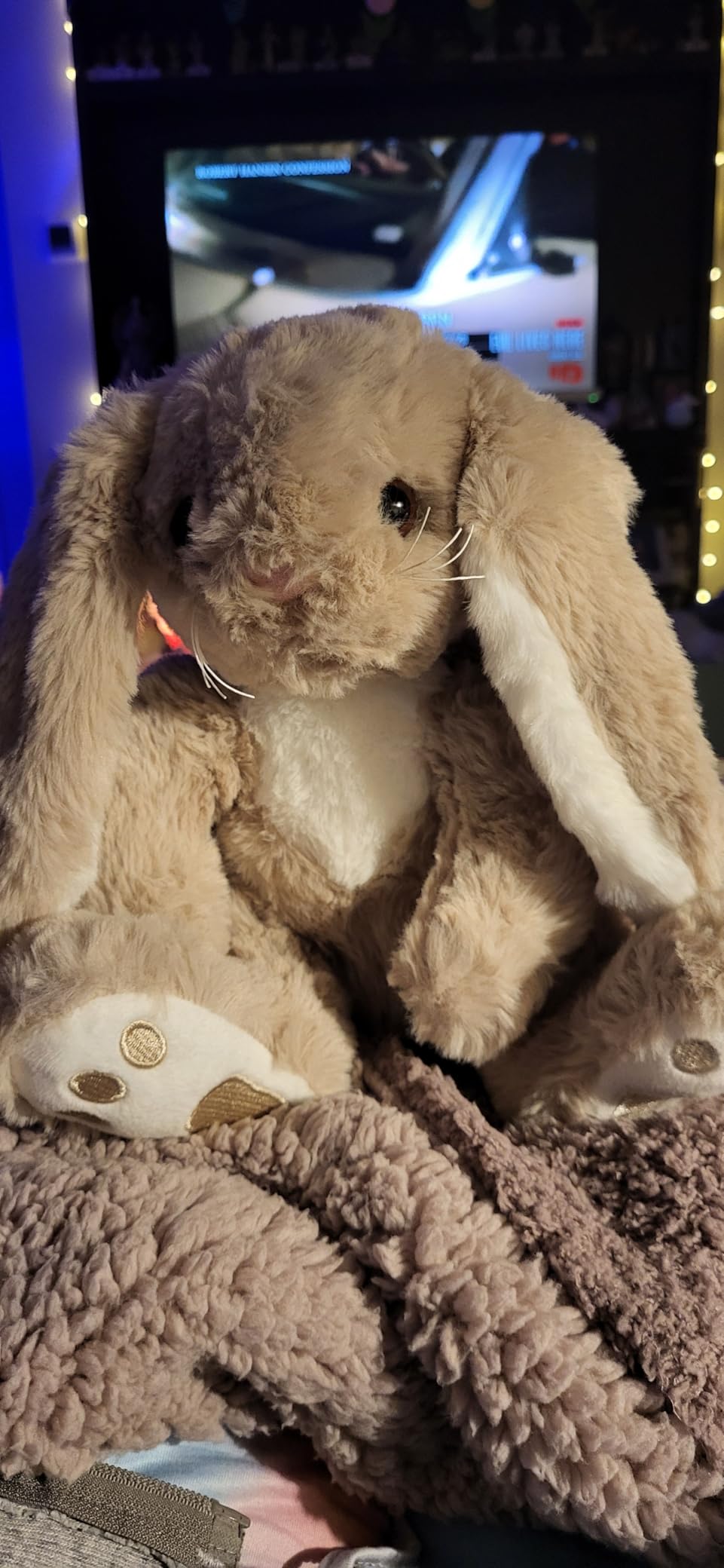 Bearington Boomer The Stuffed Bunny, 10.5 Inch Stuffed Bunny Plush - Customer Photo 1