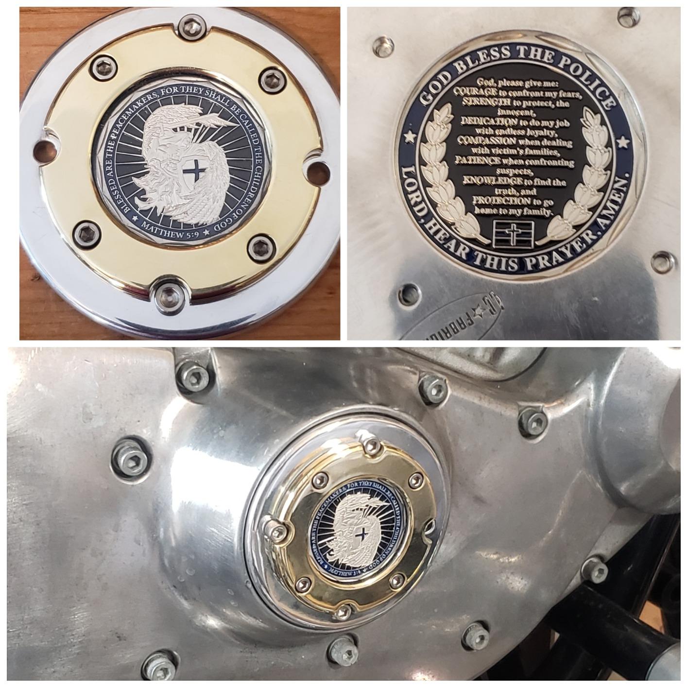 Saint Michael Law Enforcement Challenge Coin God Bless The Police Prayer - Customer Photo 1