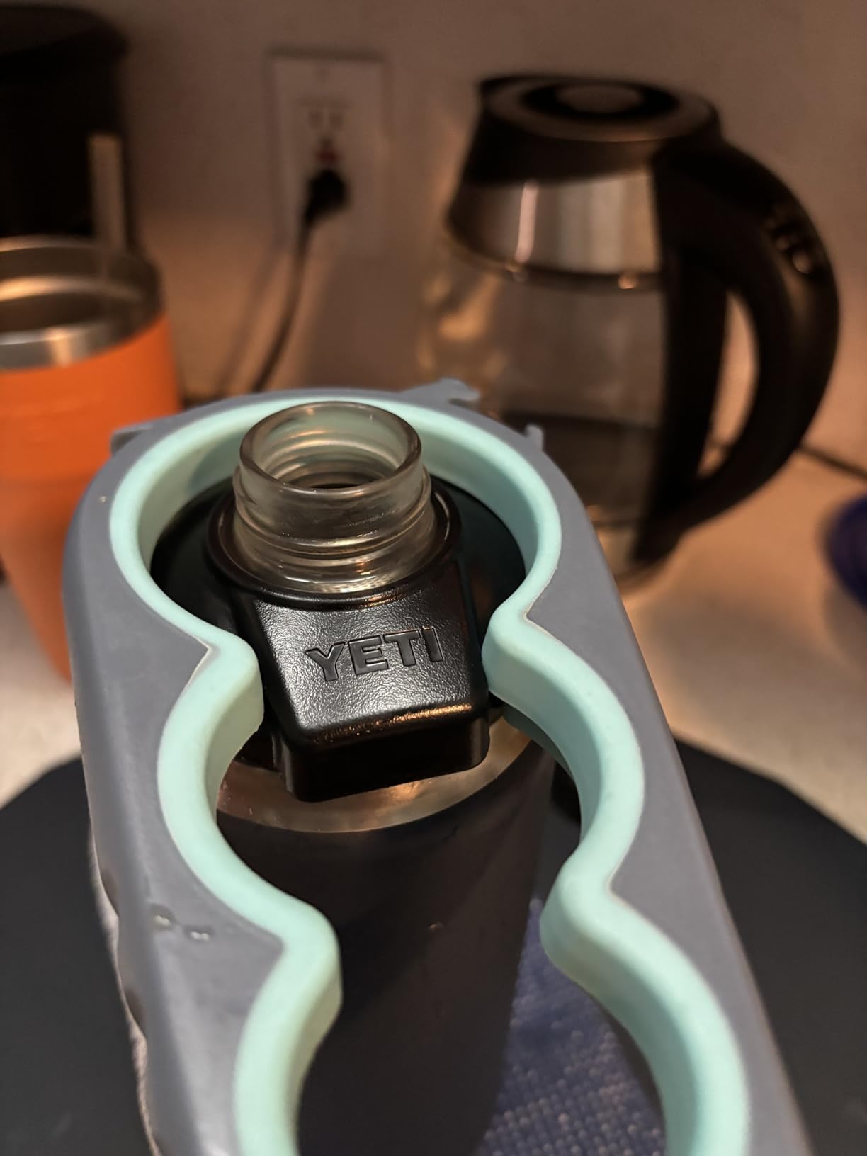 Otstar Jar Opener Bottle Opener and Can Opener for Weak hands, Seniors with Arthritis and Anyone with Low Strength, Mutil Jar Opener Get Lids Off Easily (Blue and Grey) - Customer Photo 1