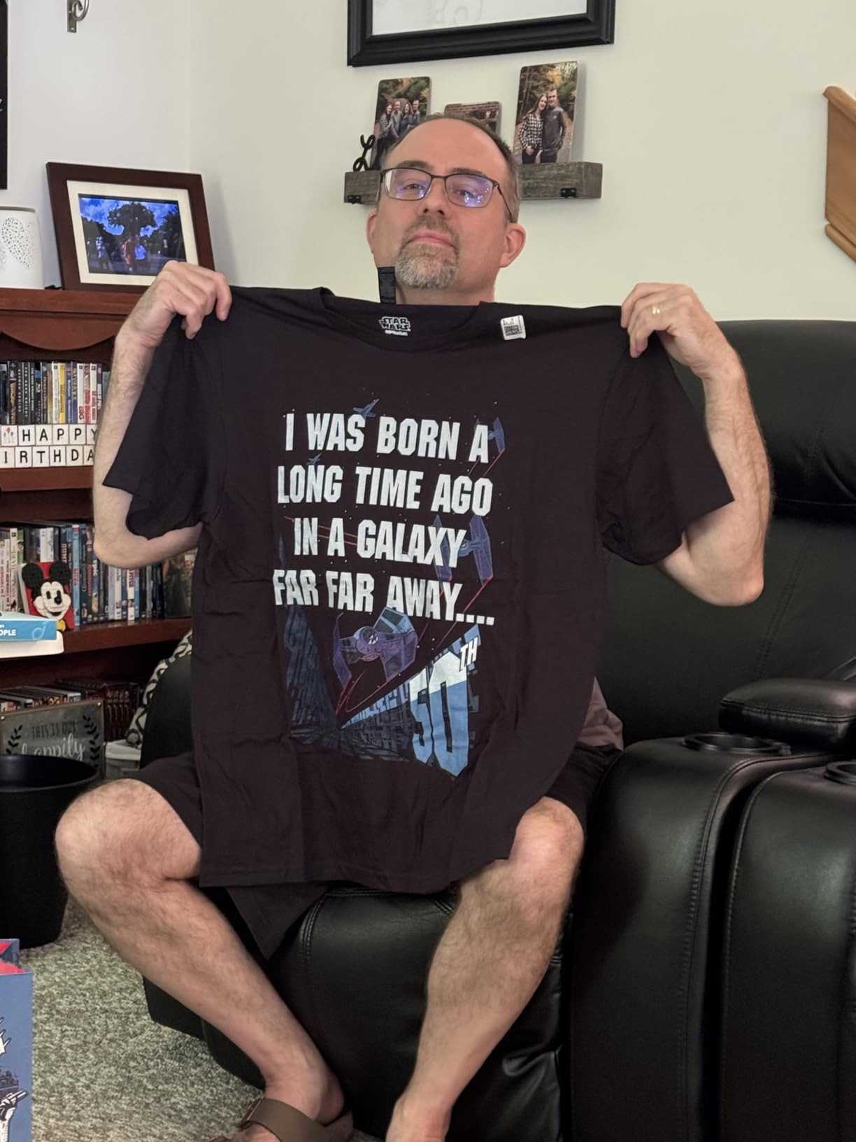 Star Wars I Was Born A Long Time Ago 50th Birthday Disney+ T-Shirt - Customer Photo 1