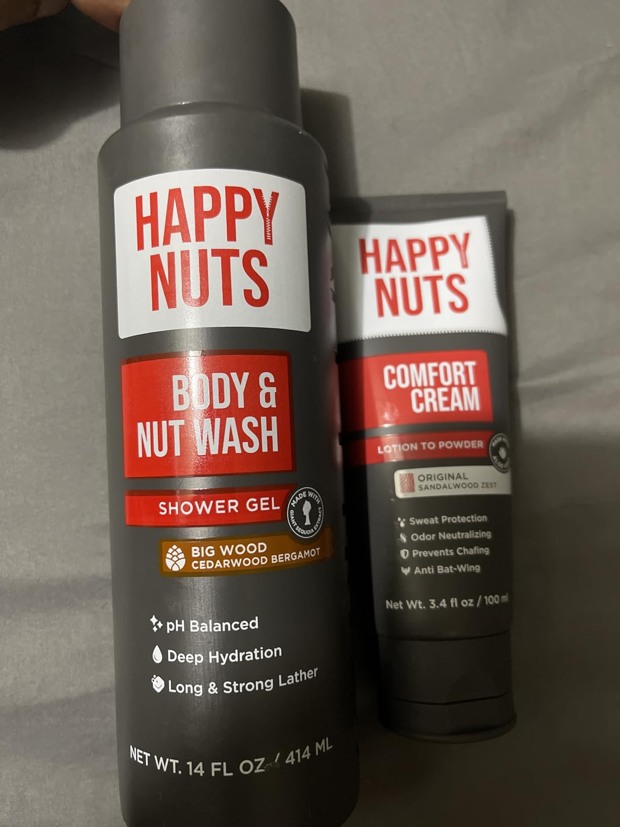 HAPPY NUTS Comfort Cream Deodorant For Men: Anti-Chafing Sweat Defense, Odor Control, Aluminum-Free Mens Deodorant & Hygiene Products for Men's Private Parts 3.4 Fl Oz (1 Pack), Original - Customer Photo 1
