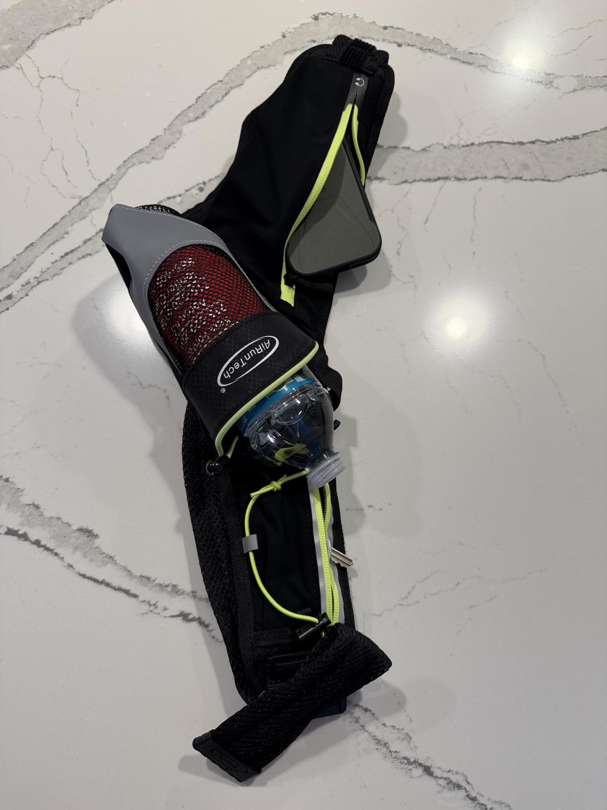 AiRunTech Running Hydration Belt with Water Bottle Holder,Hiking Fanny Pack for Phone and Wallet,Running Bag Runners Essentials Accessories Marathon Triathlon Walking Jogging Gear Gift Customer Review AiRunTech Running Hydration Belt with Water Bottle Holder,Hiking Fanny Pack for Phone and Wallet,Running Bag Runners Essentials Accessories Marathon Triathlon Walking Jogging Gear Gift - Customer Photo 1