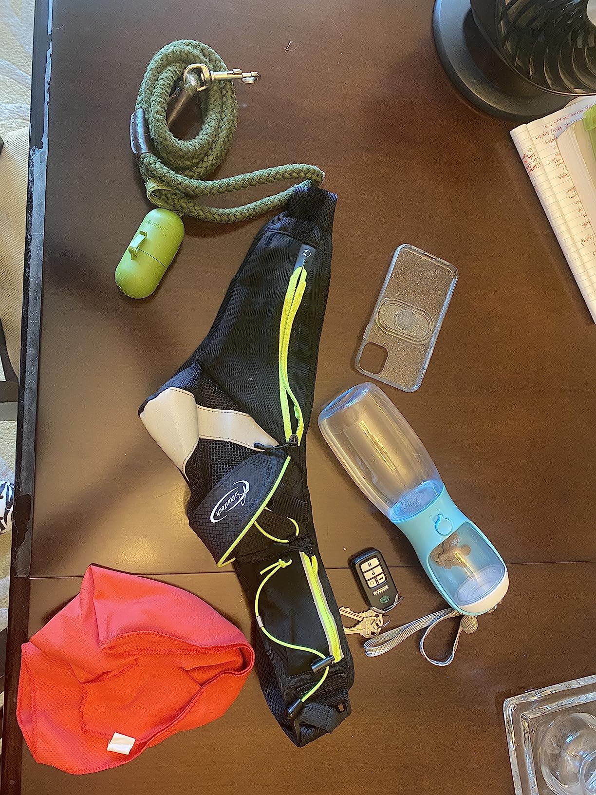 AiRunTech Running Hydration Belt with Water Bottle Holder,Hiking Fanny Pack for Phone and Wallet,Running Bag Runners Essentials Accessories Marathon Triathlon Walking Jogging Gear Gift Customer Review AiRunTech Running Hydration Belt with Water Bottle Holder,Hiking Fanny Pack for Phone and Wallet,Running Bag Runners Essentials Accessories Marathon Triathlon Walking Jogging Gear Gift - Customer Photo 2