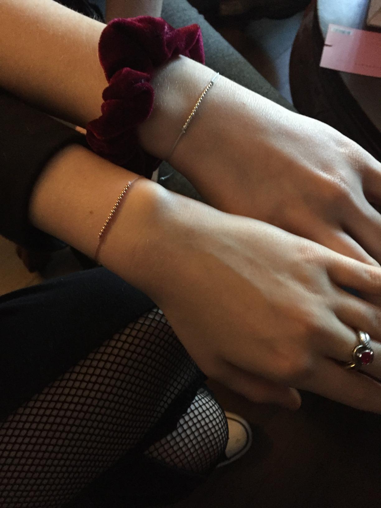 Lucky Feather Sweet 16 Gifts for Girls | 16th Birthday Bracelet Gift Idea for 16 Year Old Girls Available in 14K Gold, Rose Gold, or Silver Dipped Beads on Adjustable Cord | 16th birthday gifts for girls Customer Review Lucky Feather Sweet 16 Gifts for Girls | 16th Birthday Bracelet Gift Idea for 16 Year Old Girls Available in 14K Gold, Rose Gold, or Silver Dipped Beads on Adjustable Cord | 16th birthday gifts for girls - Customer Photo 4