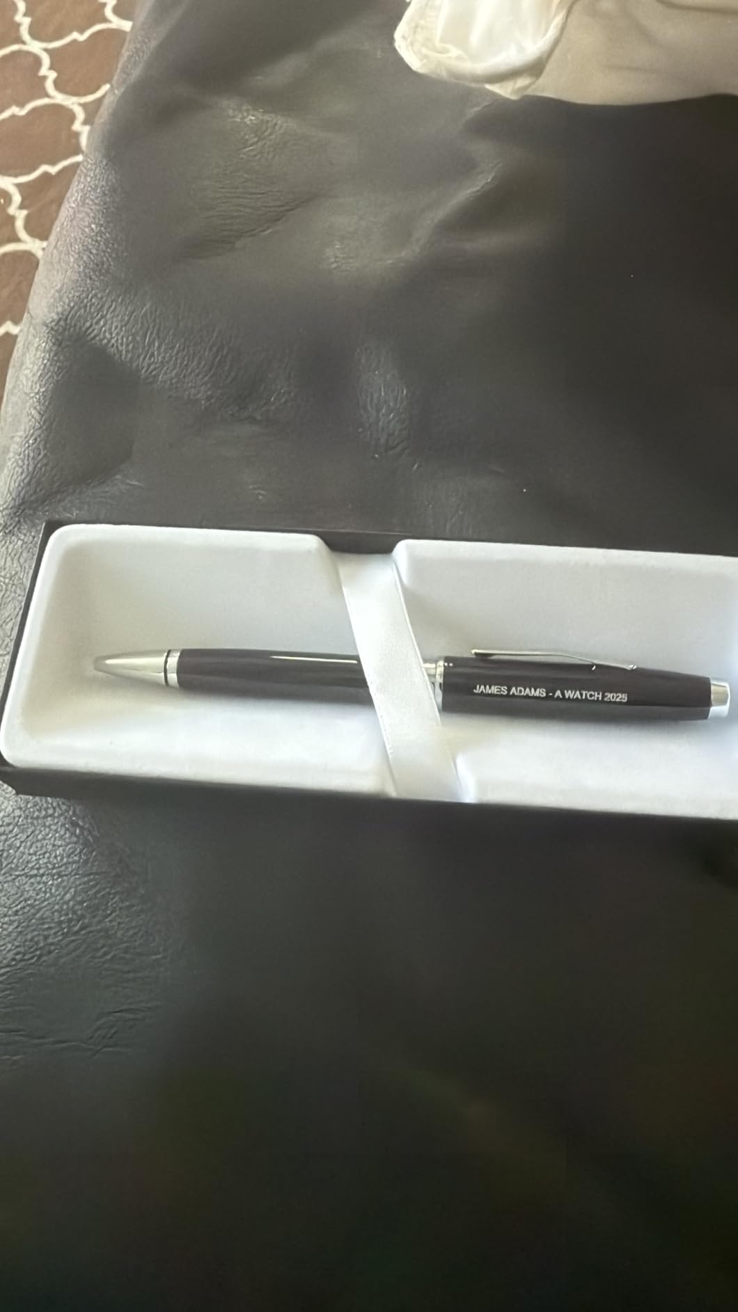 Personalized, Custom Engraved Cross Pen for Men or Women | Cross Coventry Ballpoint Pen | Luxury Gift for Office, Graduation and Business [Lustrous Chrome Finish] - Customer Photo 1