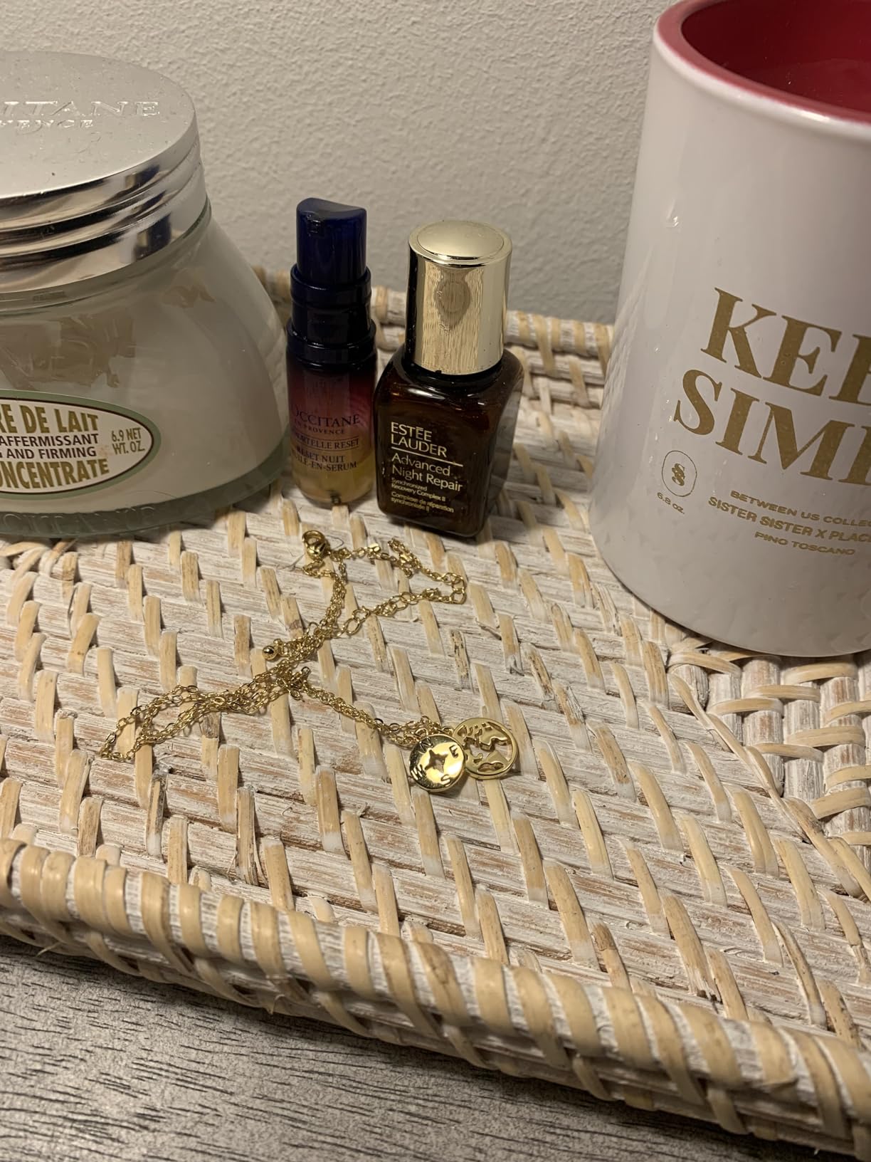 Zealmer Dainty 18K Gold Plated Compass World Map Pendant Necklace Graduation Gift for Friends - Customer Photo 1