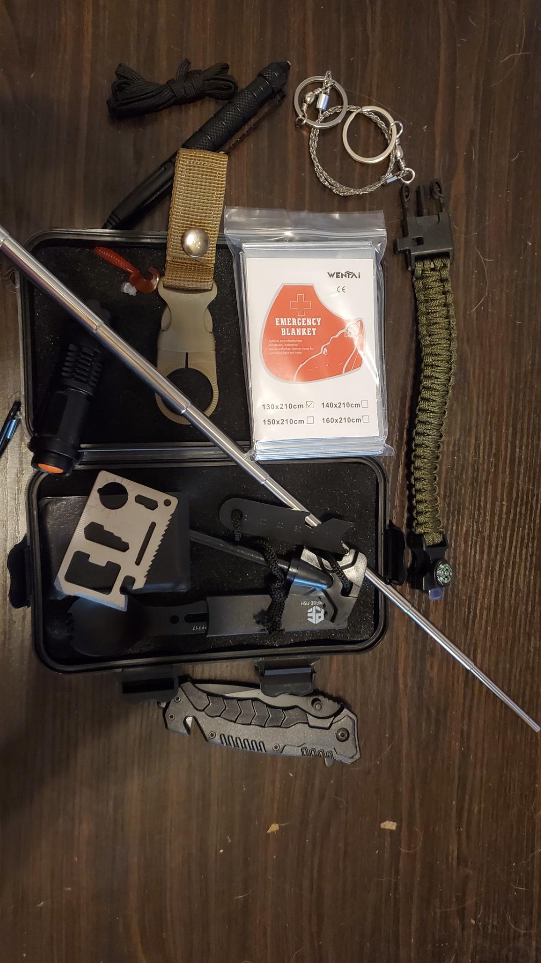 VEITORLD Gifts for Men Dad Him Christmas - Survival Gear and Equipment 12 in 1, Survival Kits - Cool Unique Fishing Hunting Birthday Gifts for Husband Teen Boy Boyfriend Women, Mens Stocking Stuffers Customer Review VEITORLD Gifts for Men Dad Him Christmas - Survival Gear and Equipment 12 in 1, Survival Kits - Cool Unique Fishing Hunting Birthday Gifts for Husband Teen Boy Boyfriend Women, Mens Stocking Stuffers - Customer Photo 1