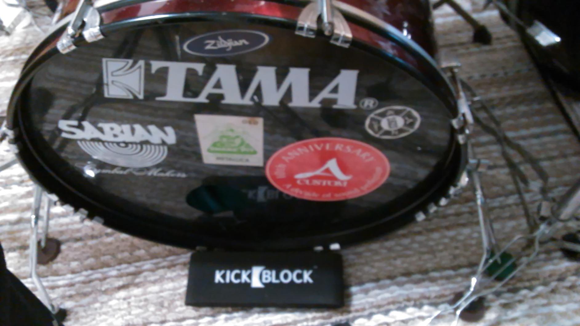 KickBlock Bass Drum Anchor – World's Best Drum Stopper for Creep and Slide Prevention – Ultra-Grip Technology – Lightweight and Portable Accessory – Stage Black - Customer Photo 2