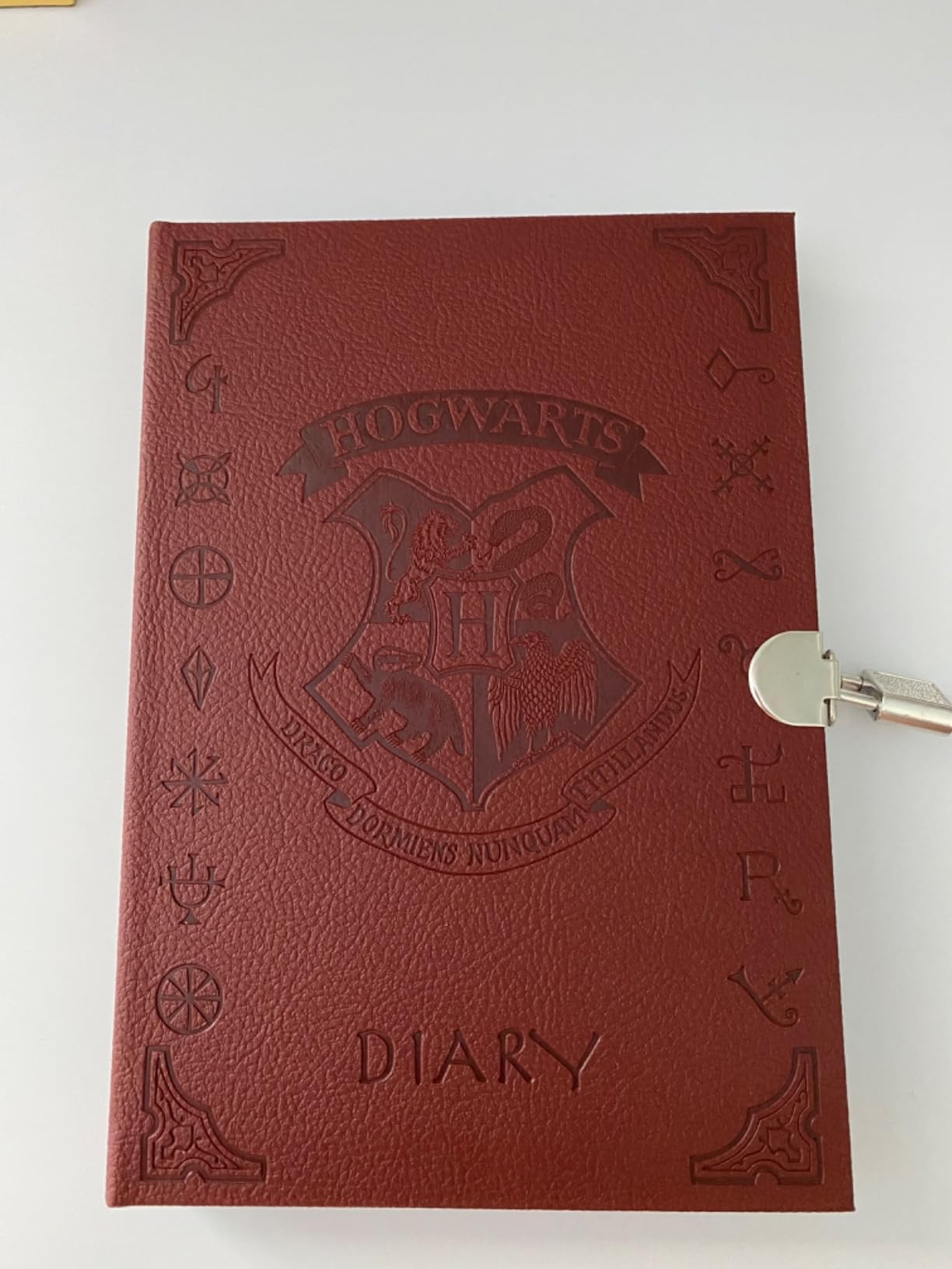 Harry Potter Lockable Diary with UV Invisible Ink Pen for Kids, Teens, Secret Journal with Key, Lined Pages, Stationery Supplies, Gifts for Kids (Brown UV Pen) - Customer Photo 1