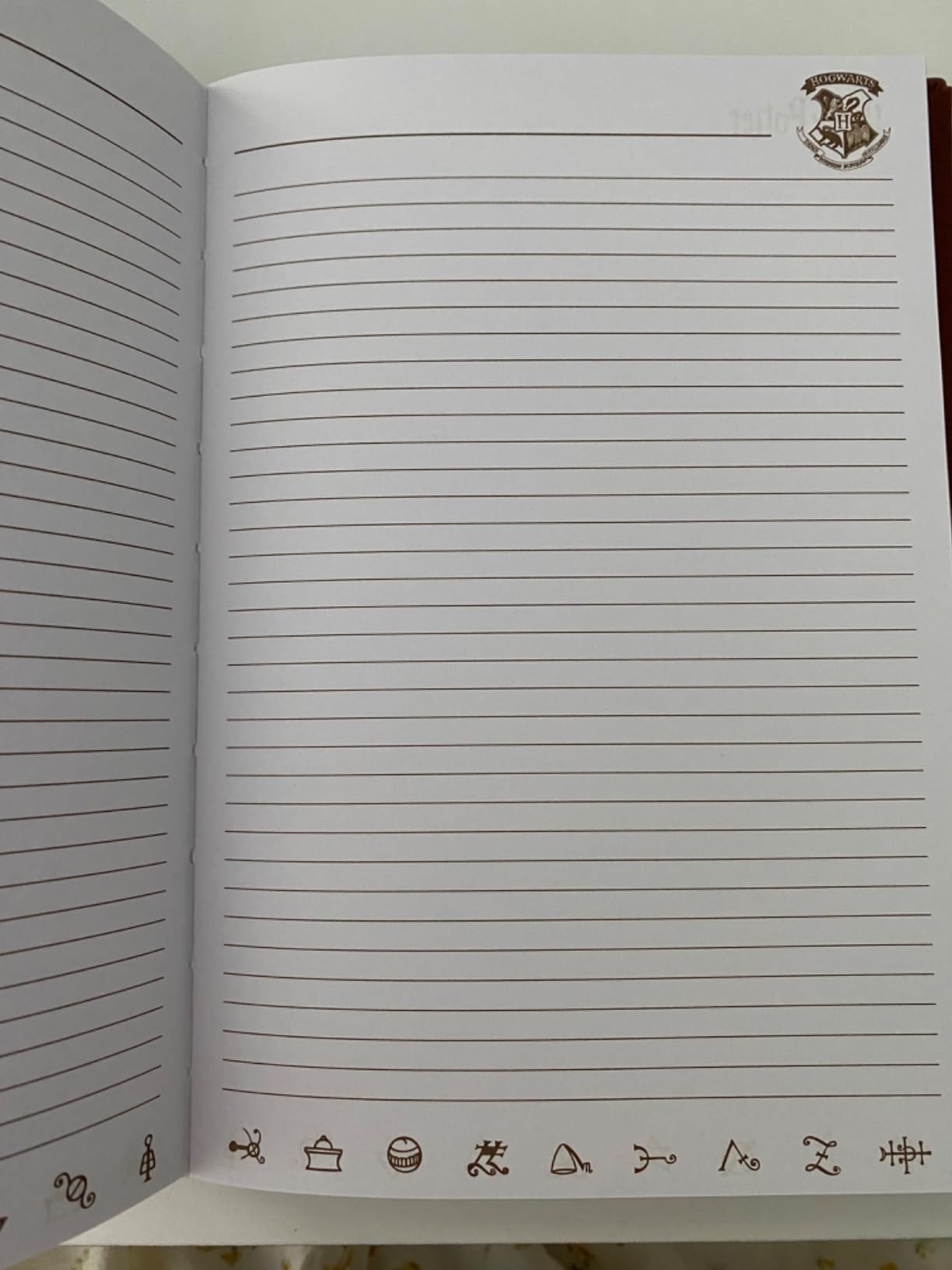 Harry Potter Lockable Diary with UV Invisible Ink Pen for Kids, Teens, Secret Journal with Key, Lined Pages, Stationery Supplies, Gifts for Kids (Brown UV Pen) - Customer Photo 2