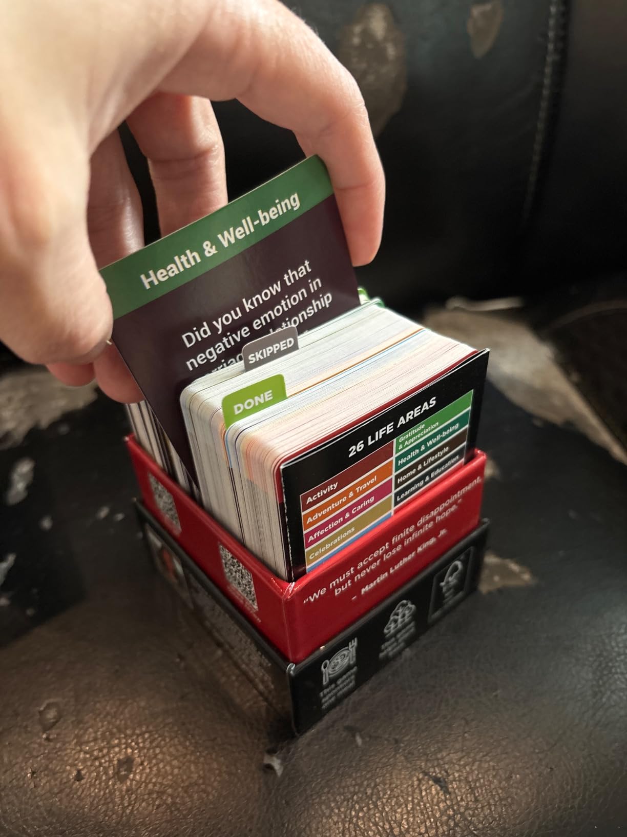 Life Sutra Couple Reconnect Card Game – 400 Conversation Cards to Build Trust, Deepen Bond & Strengthen Communication – A Therapy-Inspired Game for Married & Mature Couples to Reconnect - Customer Photo 4