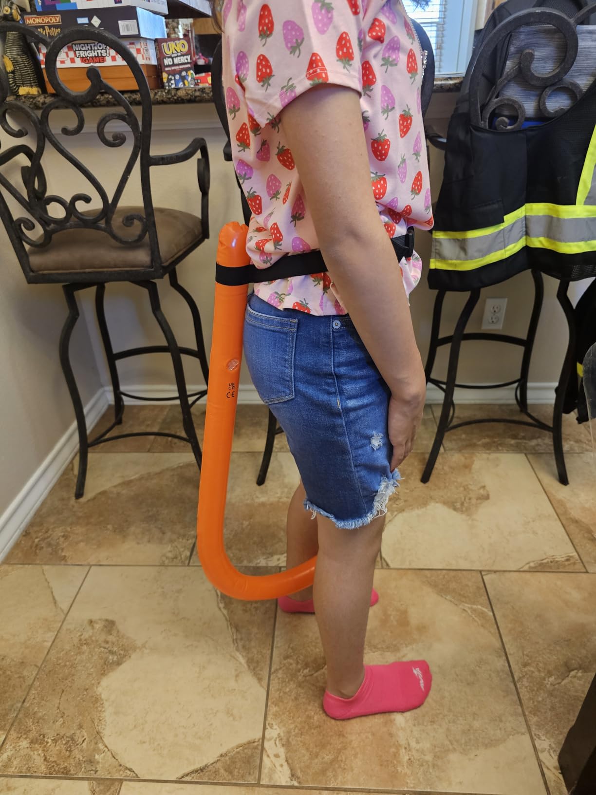 It's Bananas! The Monkey Tail Game – Funny Family & Party Game for Kids & Adults | Hilarious Gift for Birthday, Christmas, Bachelorette, Thanksgiving, White Elephant Customer Review It's Bananas! The Monkey Tail Game – Funny Family & Party Game for Kids & Adults | Hilarious Gift for Birthday, Christmas, Bachelorette, Thanksgiving, White Elephant - Customer Photo 2