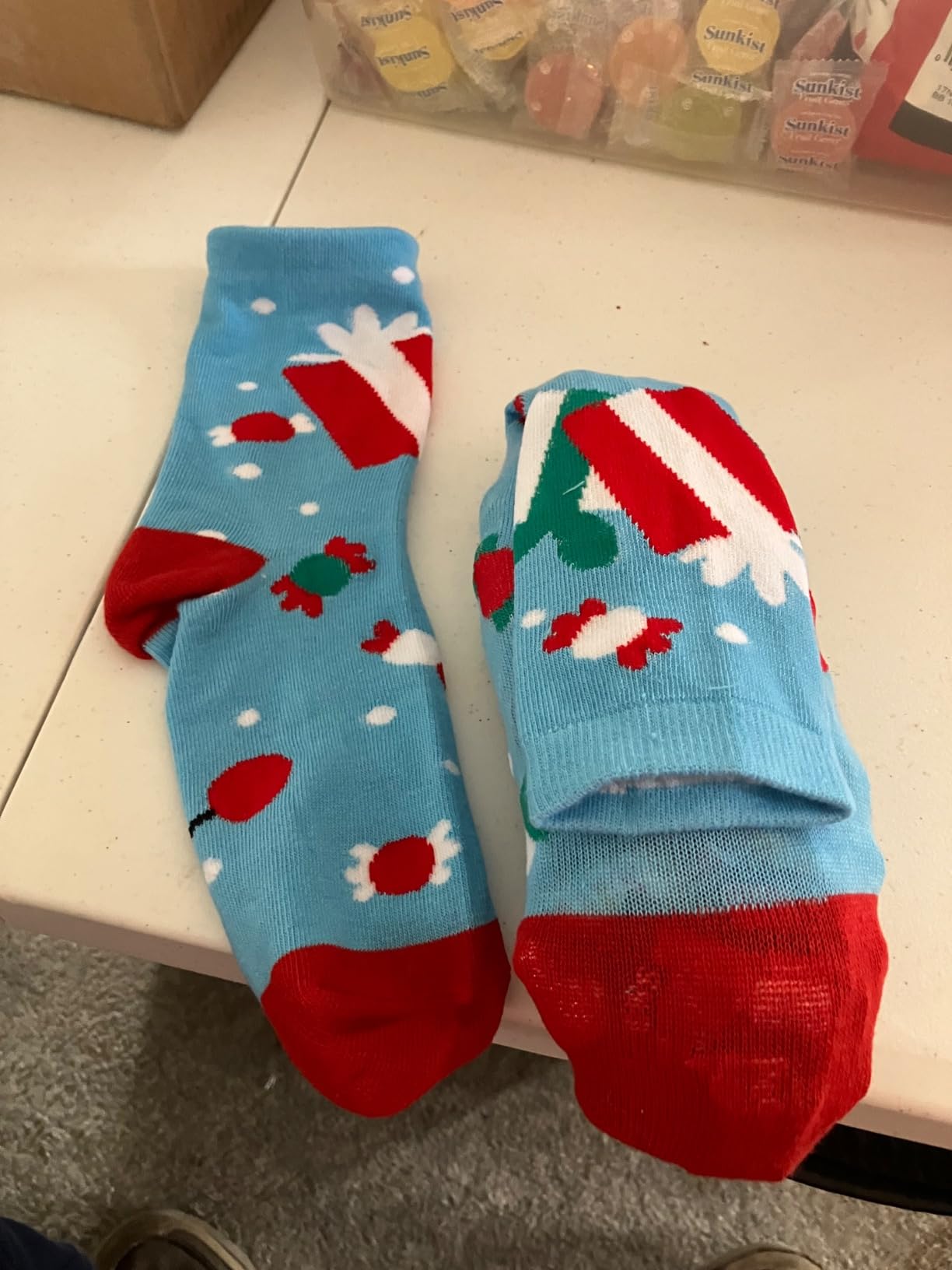 12 Pairs Christmas Socks for Women, Men with Box Christmas Gifts for Teens, Women and Men as Holiday Gifts - Customer Photo 2