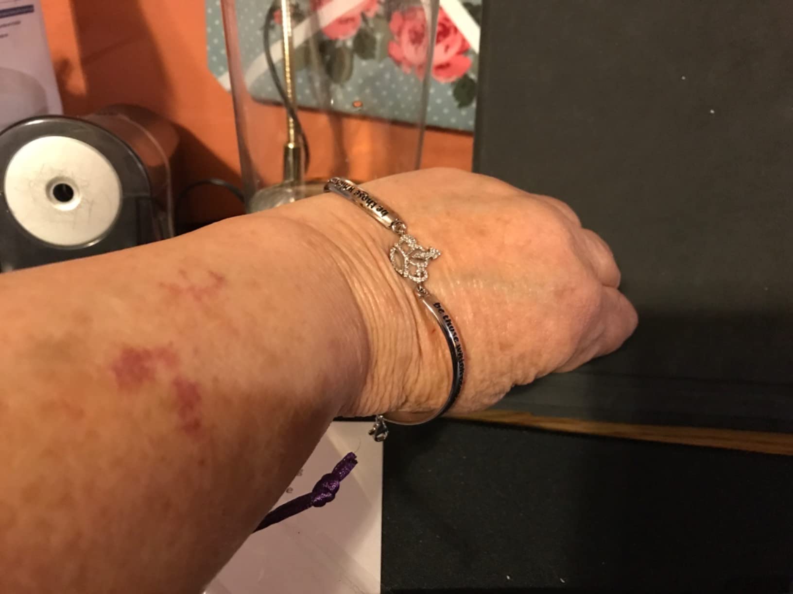 LQRI Quinceanera Gift Sweet 15 Gift Princess Crown Bracelet May the Dreams You Hold Dearest Be Those 15th Birthday Gift - Customer Photo 4