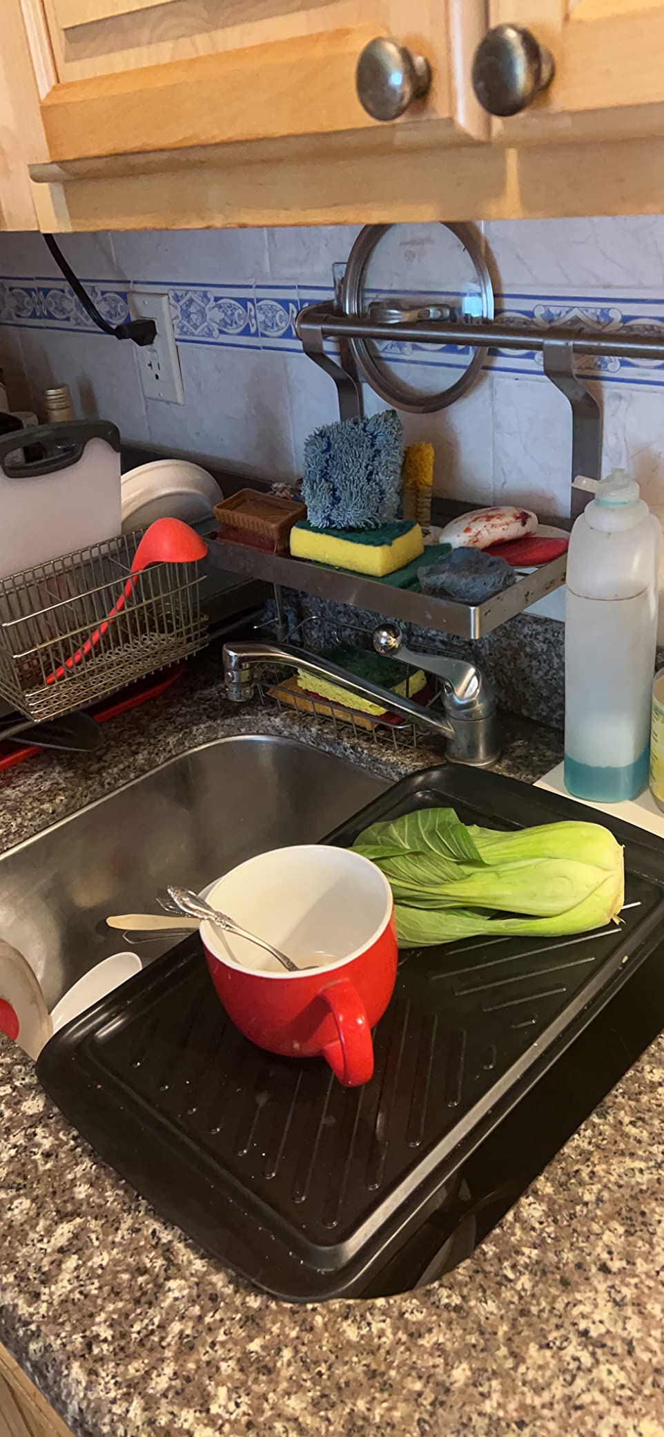 Cuisinart Grilling Prep & Serve Trays, 17x10.5 inch BBQ Tray Safe for Food Handling, 2 Dishwasher Safe Nesting Trays Black & Red, Perfect Grilling Accessories for Cooked & Raw Meat, Fits 6 Burgers - Customer Photo 5