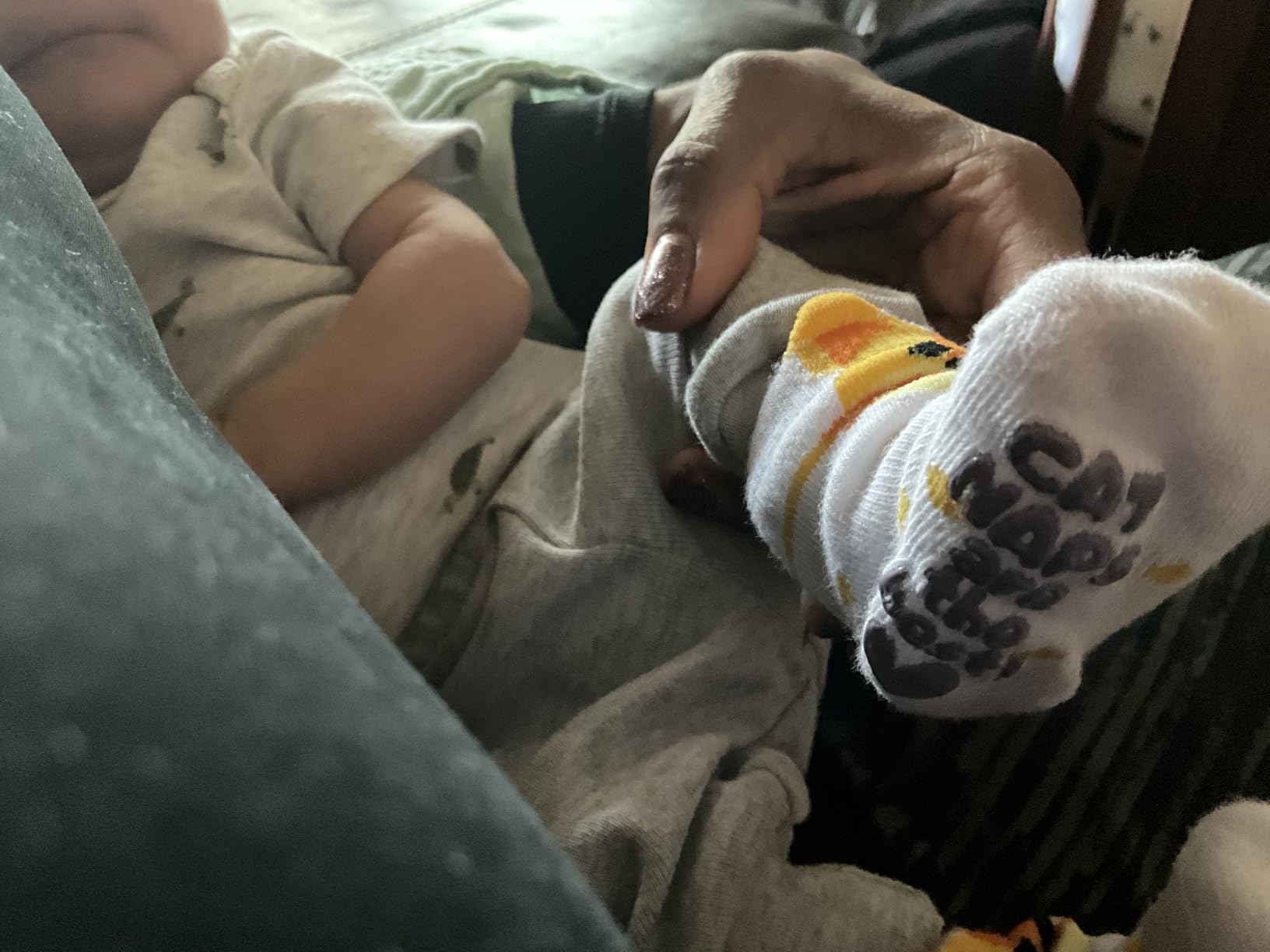 ZIRI & ZANE Baby Sock Gift Set - 7 Unique Pairs, Cute & Funny Unisex Newborn Gifts for Baby Showers & Registries - Customer Photo 1