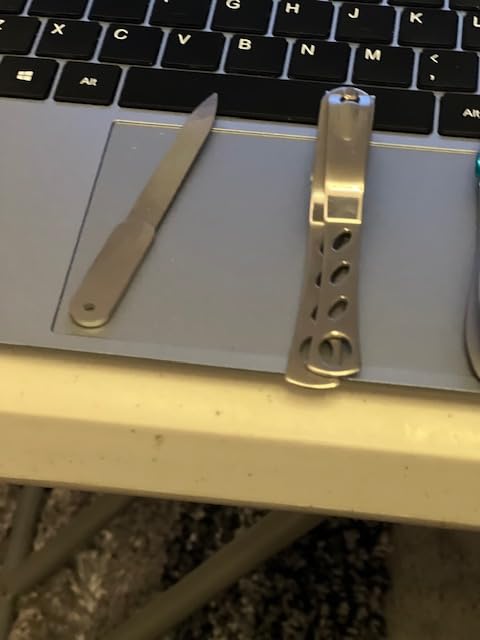 Toenail Clippers for Seniors Thick Toenails - 4-Piece Heavy Duty Nail Clipper Set with Podiatrist Grade Tools, Wide Jaw and Rotating Head Clippers for Elderly Adults - Customer Photo 1