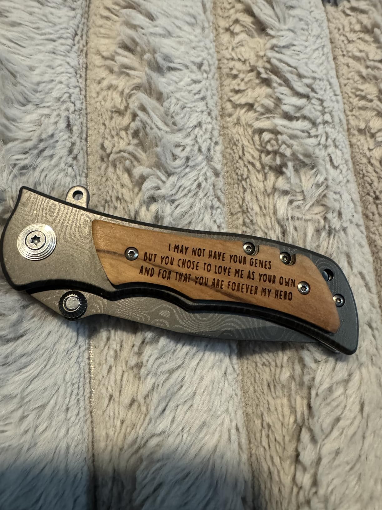 Corfara Best Brother Ever Pocket Knife - Brother Birthday Gifts Christmas Gift for Brother, Best Brother Gifts from Sister Brother Customer Review Corfara Best Brother Ever Pocket Knife - Brother Birthday Gifts Christmas Gift for Brother, Best Brother Gifts from Sister Brother - Customer Photo 1