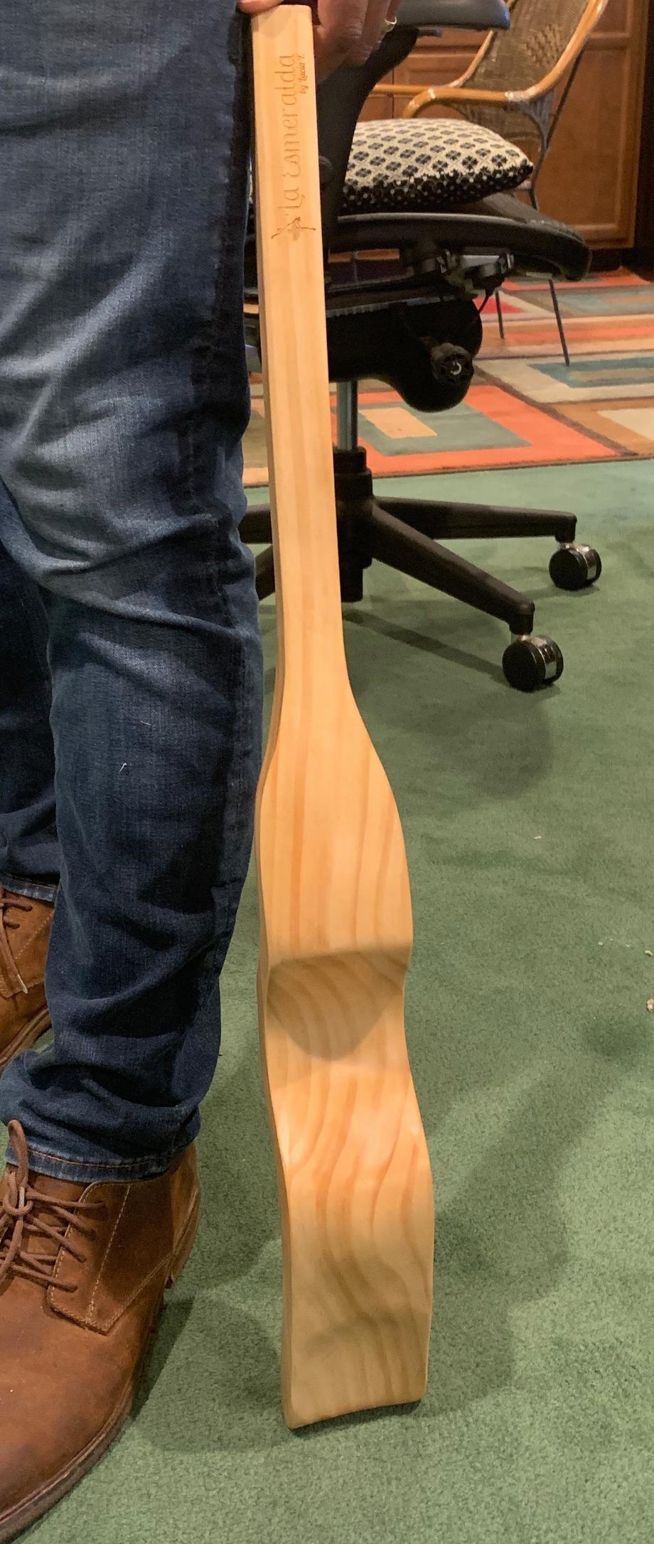 La Esmeralda Ballet Professional Wooden Pine Foot Stretchers Set for Dancers, Elastic Stretch Band, Two Pads, Leg Strap, Carry Bag and Gift Box - Customer Photo 3