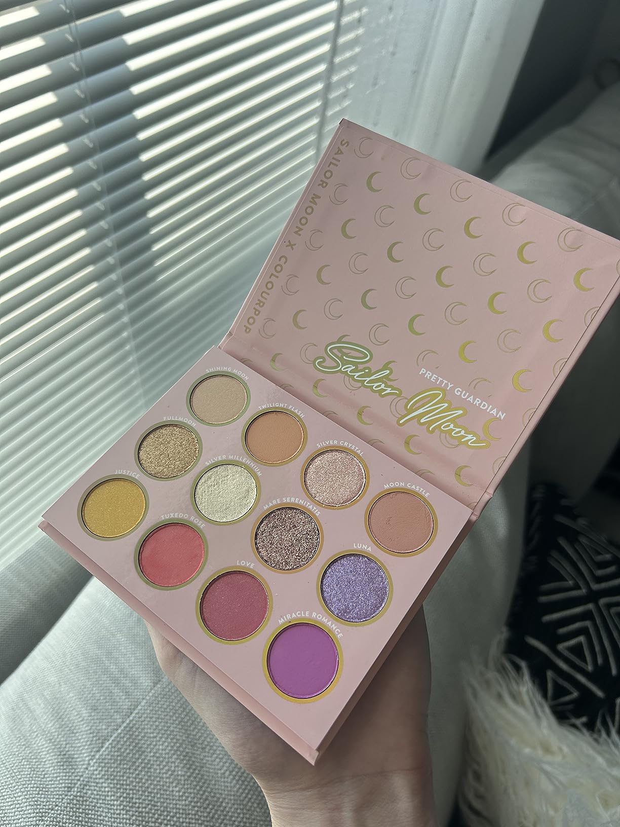 ColourPop x Sailor Moon Pretty Guardian Makeup Palette - Pastel Shadow Palette with Metallic & Matte Finishes - Buildable, Blendable & High-Pigment Formula (0.5 oz) - Customer Photo 2