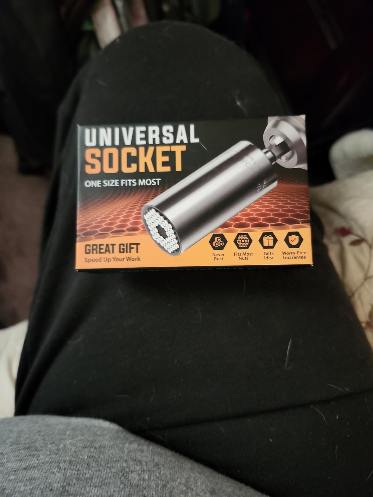 Stocking Stuffers for Men Gifts Christmas Super Universal Socket Tools Gifts for Men: Socket Set with Power Drill Adapter(7-19 MM) Cool Stuff Gadgets for Women Birthday Gifts for Dad Husband Adults - Customer Photo 1