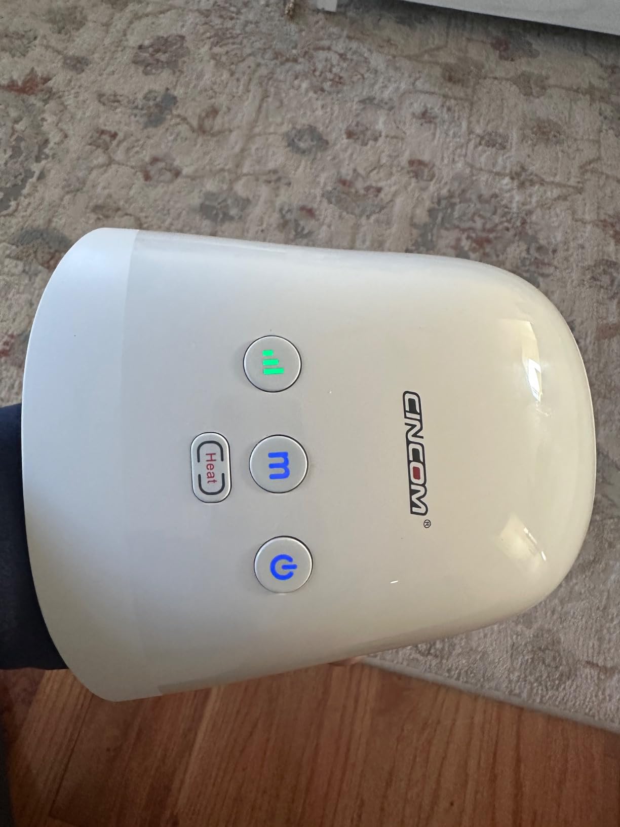 CINCOM Hand Massager - Cordless Hand Massager with Heat and Compression for Arthritis and Carpal Tunnel, Gifts for Women(White) - Customer Photo 2