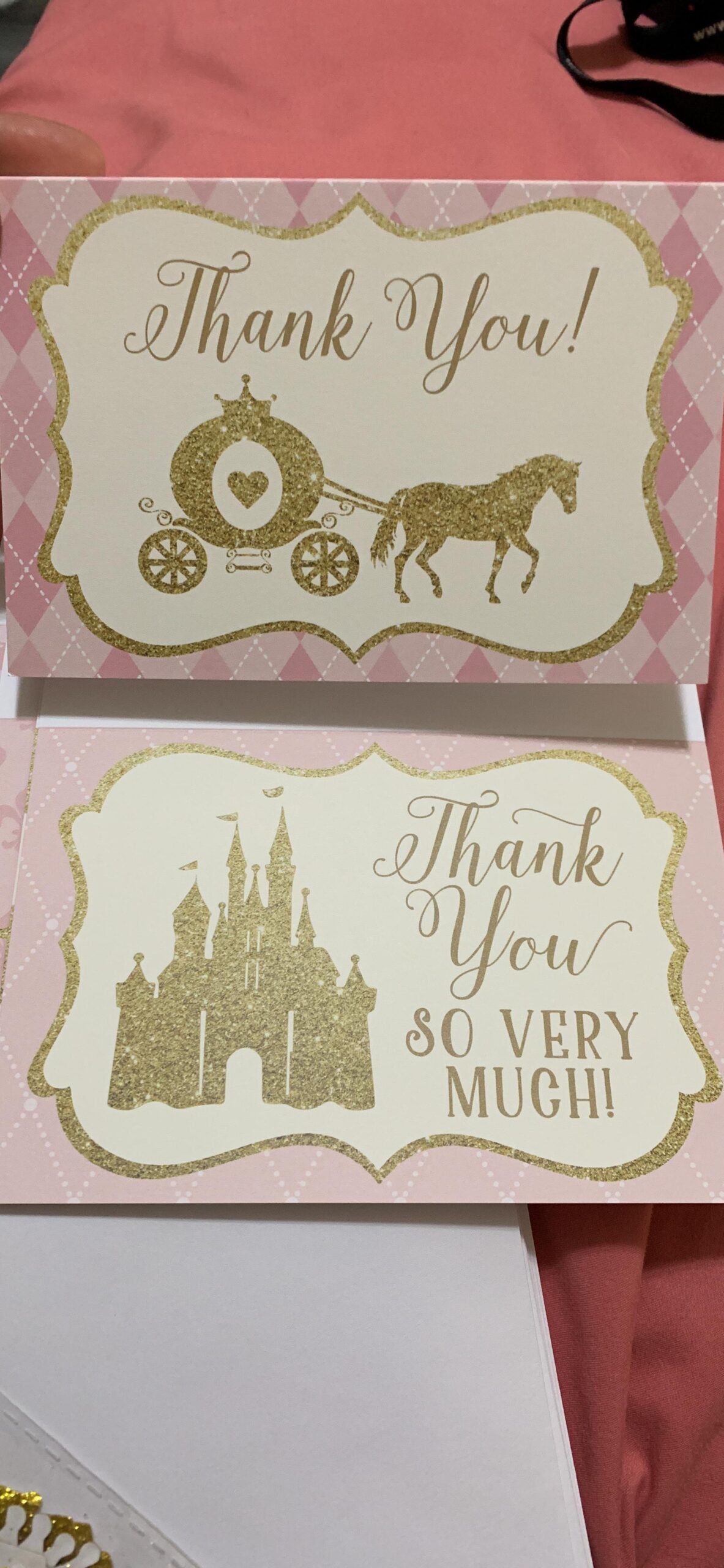 Hadley Designs 24 Mermaid Thank You Cards With Envelopes - 4x6 Kids ThankYou Notes Bulk, Baby Shower Thank You Cards Girl, Blank Teacher Appreciation Notes, Mermaid Party Supplies, Made In USA - Customer Photo 1