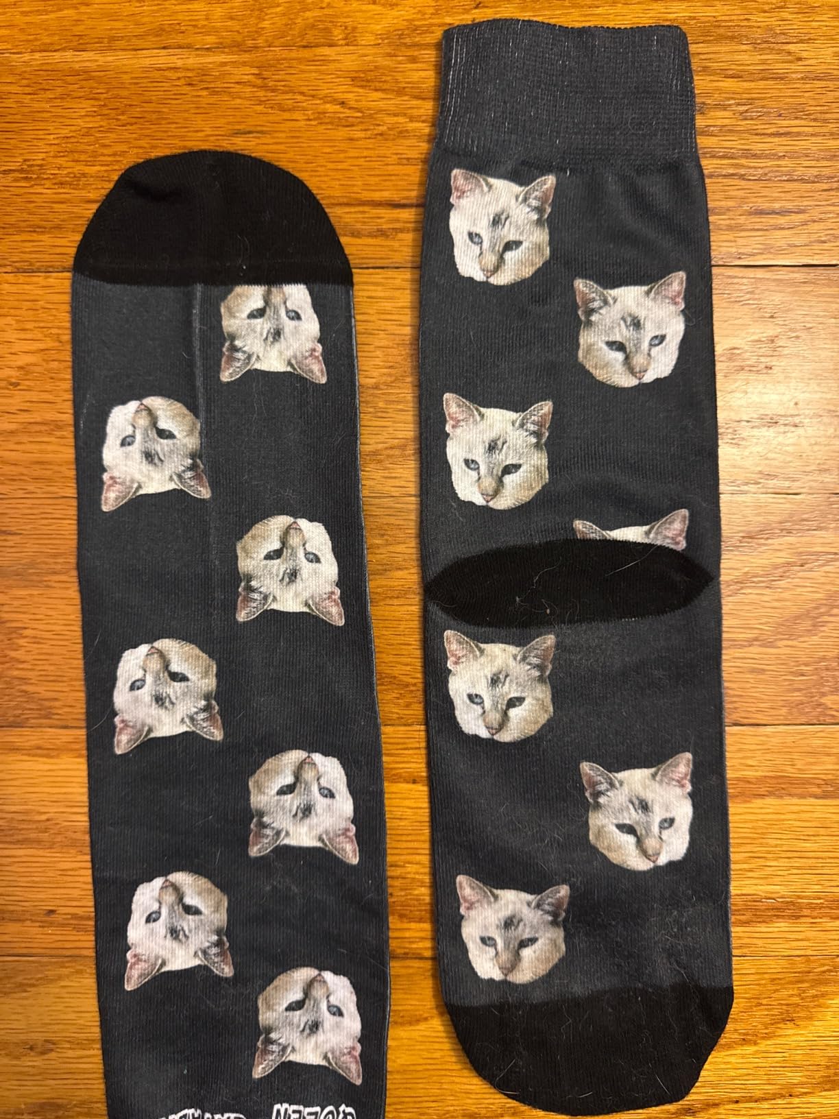 TinyName Custom Socks with Faces Personalized Face Sock with Text Customized Funny Socks for Men and Women - Customer Photo 4