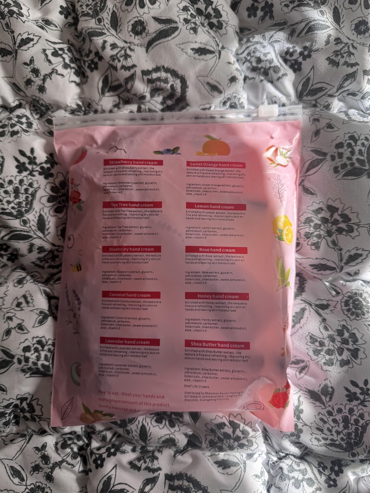 10 Pack Hand Cream for Dry Cracked Hands, Stocking Stuffers for Teen Girls,Christmas Gifts for Women,Teacher Appreciation Gifts, Natural Plant Fragrance Mini Hand Lotion Moisturizing Hand Care Cream Customer Review 10 Pack Hand Cream for Dry Cracked Hands, Stocking Stuffers for Teen Girls,Christmas Gifts for Women,Teacher Appreciation Gifts, Natural Plant Fragrance Mini Hand Lotion Moisturizing Hand Care Cream - Customer Photo 1