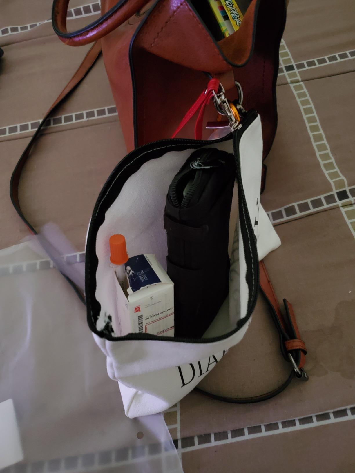 All My Diabetes Shit Funny Diabetic Travel Bag Pouch Personalized Gift for Diabetic Emergency Supply Bag for Grandma Grandpa Mom Dad Sister Brother for Birthday Christmas Gifts - Customer Photo 1