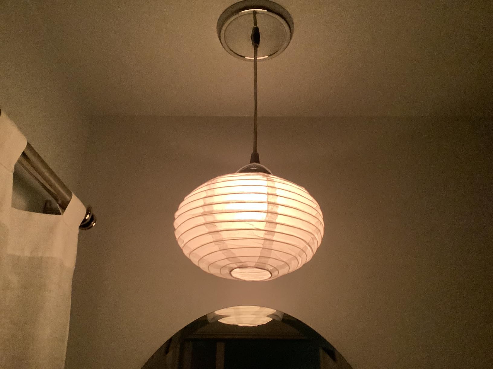 BEISHIDA 10Pcs White Paper Lanterns Decorative Chinese/Japanese Hanging Round Paper Lanterns Lamp for Birthday, Wedding, Christmas, Bridal, Home Decor, Party Decoration(Size of 4