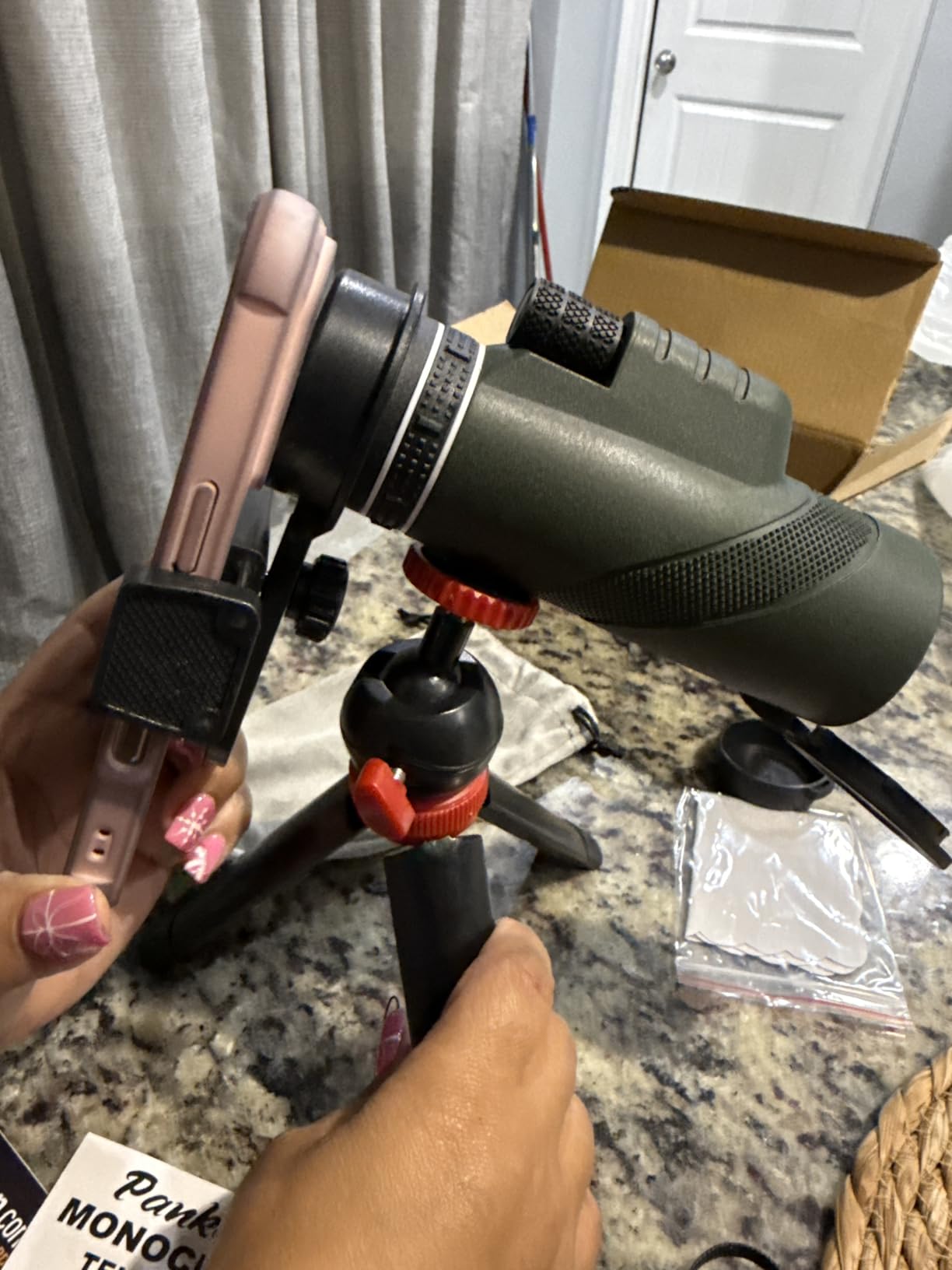 16X52 Monocular Telescope High Powered for Adults, 2023 Power Prism Compact Monoculars for Adults,HD Monocular Scope for Gifts, Outdoor Activity,Bird Watching,Hiking,Concert,Travelling Customer Review 16X52 Monocular Telescope High Powered for Adults, 2023 Power Prism Compact Monoculars for Adults,HD Monocular Scope for Gifts, Outdoor Activity,Bird Watching,Hiking,Concert,Travelling - Customer Photo 5