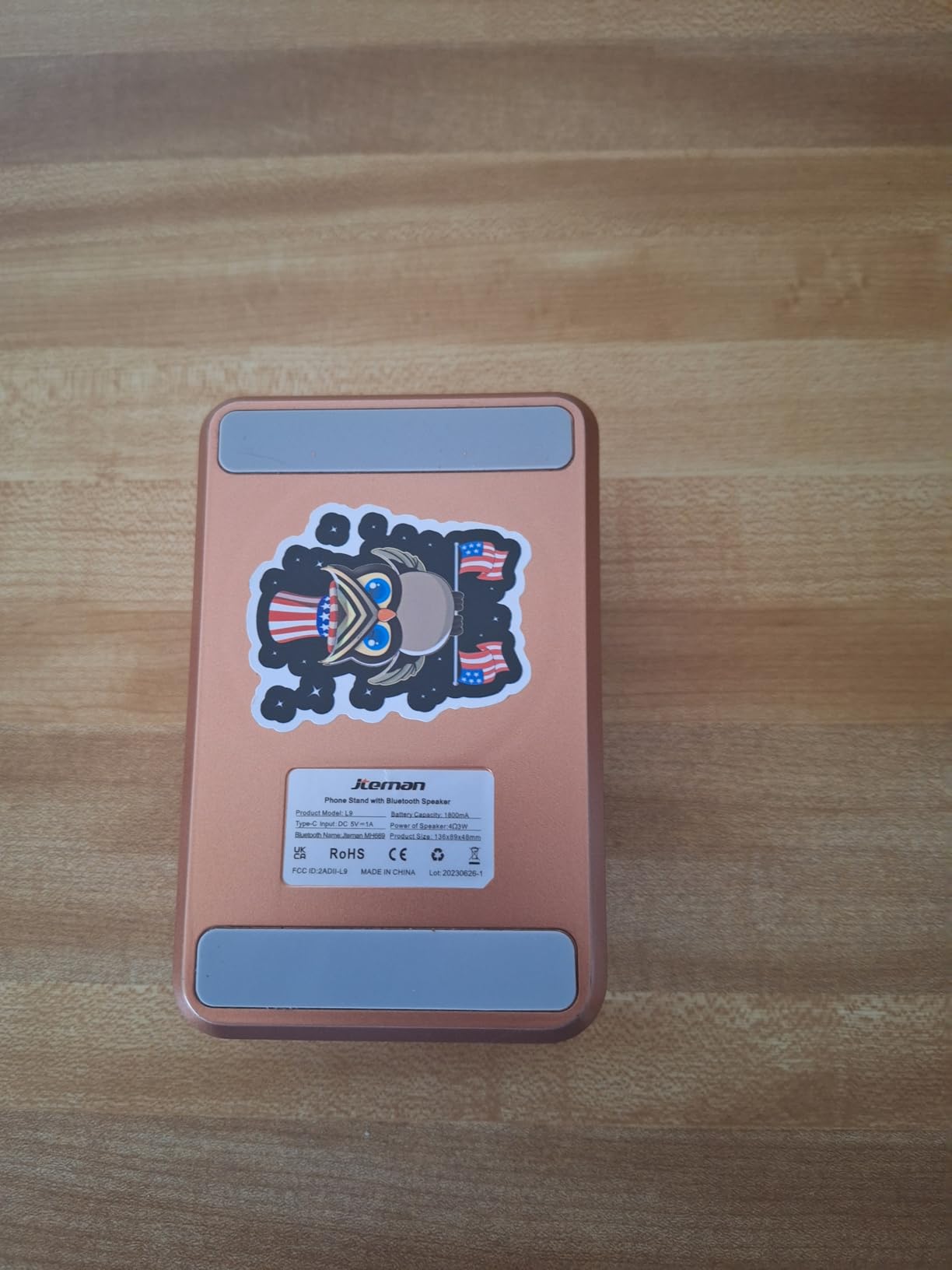 Cell Phone Stand with Wireless Bluetooth Speaker and Anti-Slip Base HD Surround Sound Perfect for Home and Outdoors with Bluetooth Speaker for Desk Compatible with iPhone/iPad/Samsung Galaxy - Customer Photo 2