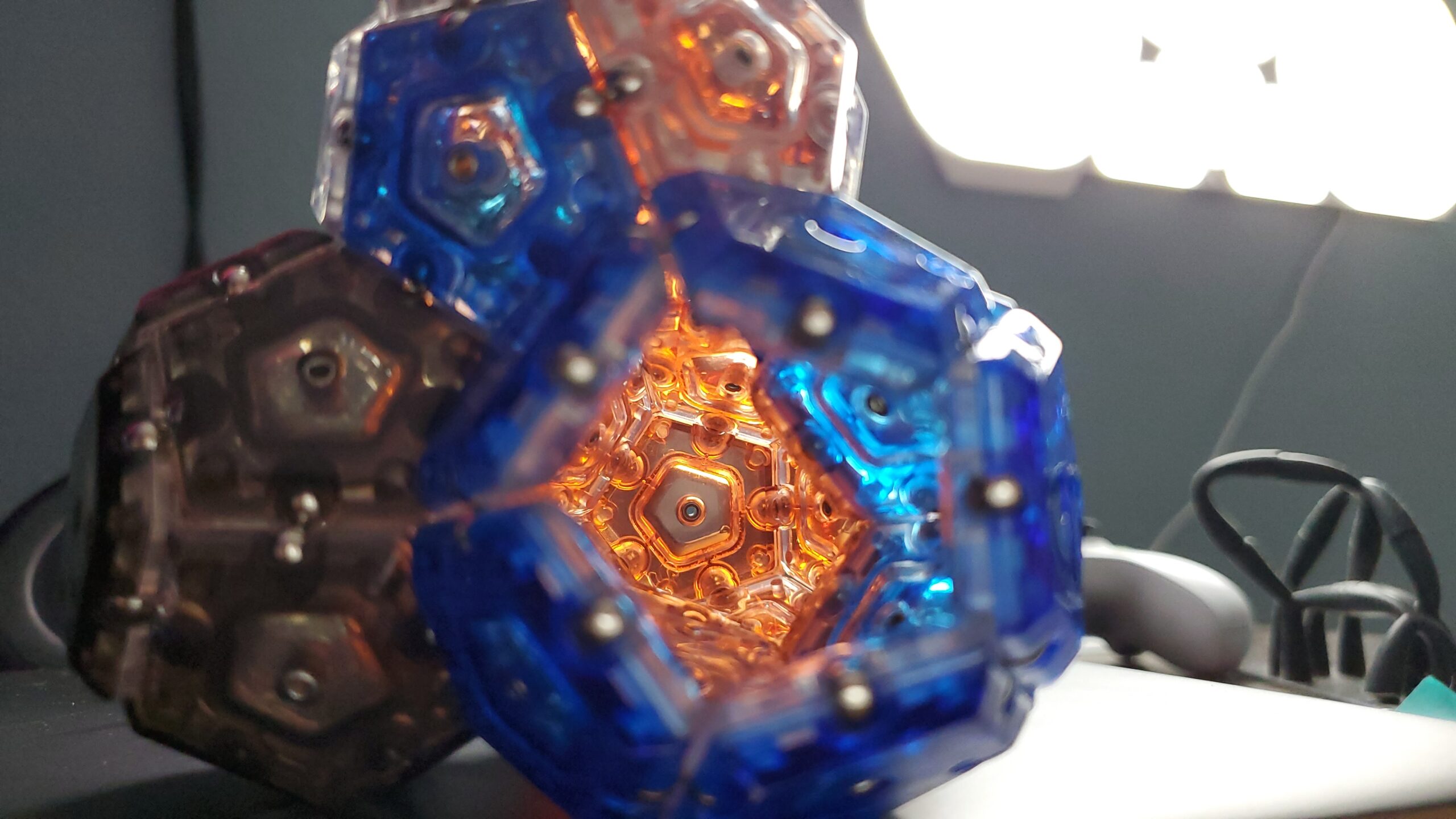 Speks Geode Magnetic Fidget Toy | Sensory Desk Toy for Adults & Teens 14+ | Stress Relief Gift, Easter Basket Stuffer | Sphere, Mile High - Customer Photo 2