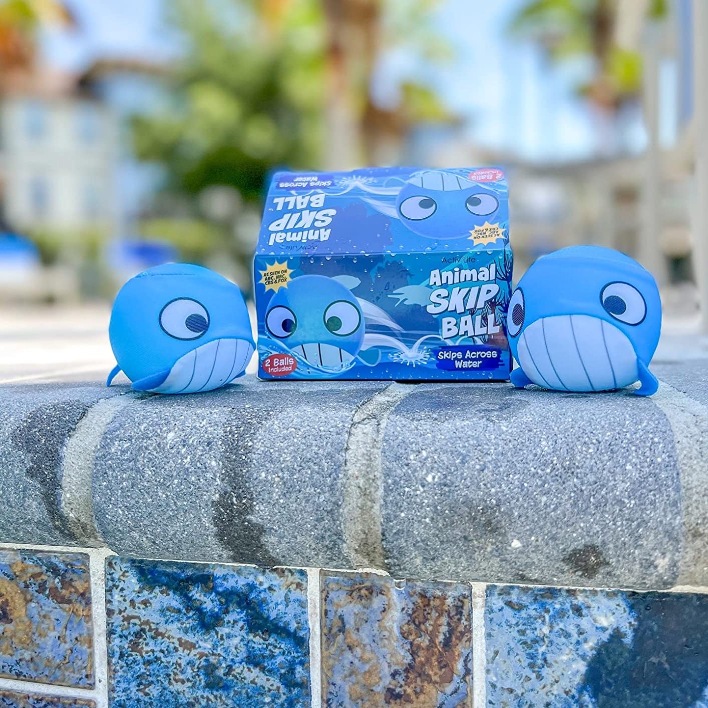 Activ Life The Ultimate Skip Ball – Water Bouncing Ball (2 Pack) Create Lasting Memories with Your Friends & Family at The Beach, Lake or Pool - Great for All Ages - Customer Photo 1