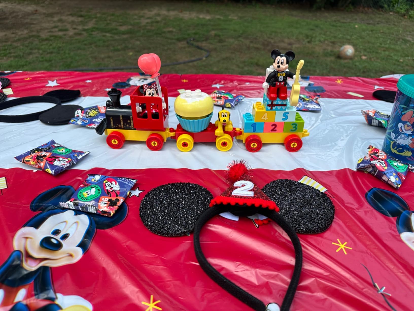 LEGO DUPLO Disney Mickey & Minnie Mouse Birthday Train Toy - Building Blocks for Toddlers, Ages 2+ - Pretend Play Learning Toy for Girls & Boys - Gift for Christmas - 10941 - Customer Photo 2
