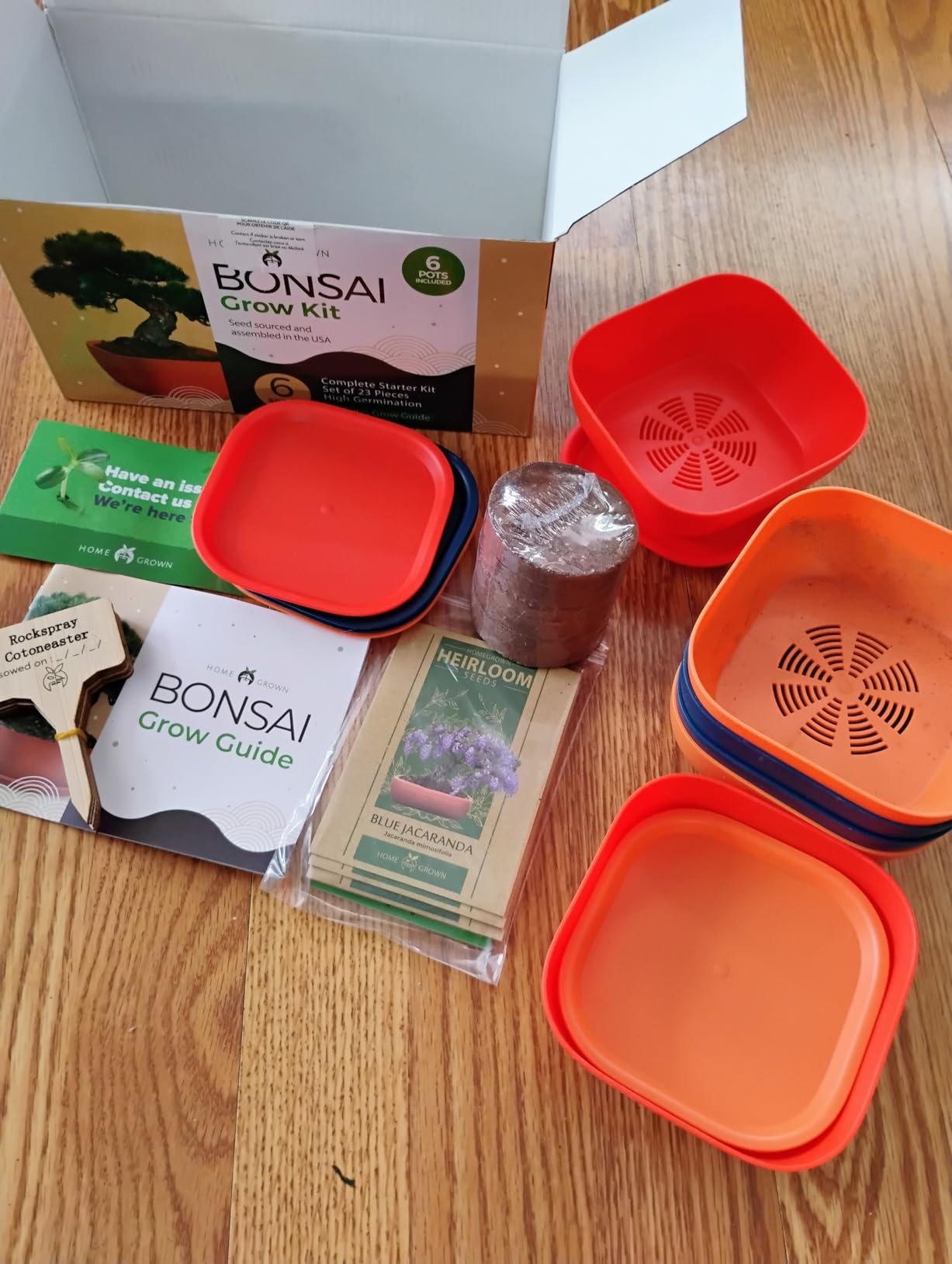 HOME GROWN Gift Herb Kit – 8 Herb Seeds Set with Basil, Cilantro, Mint & More, Complete Indoor Grow Kit for Kitchen, Gardening Gifts for Women & Men, Ideal for Cooking & Home Décor - Customer Photo 1