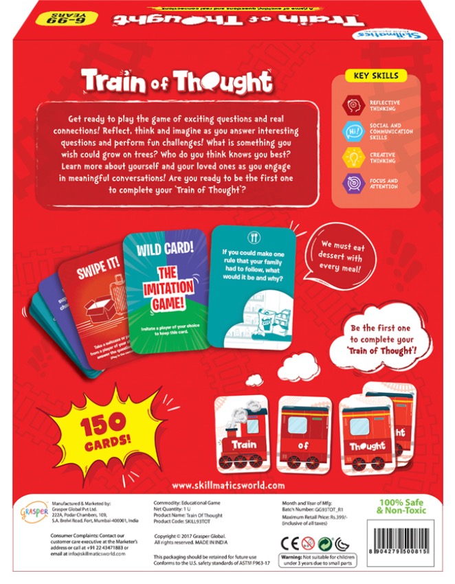 Skillmatics Card Game - Train of Thought, Fun for Family Game Night, Educational Toys, Travel Games for Kids, Teens and Adults, Gifts for Boys and Girls Ages 6, 7, 8, 9 and Up - Customer Photo 1