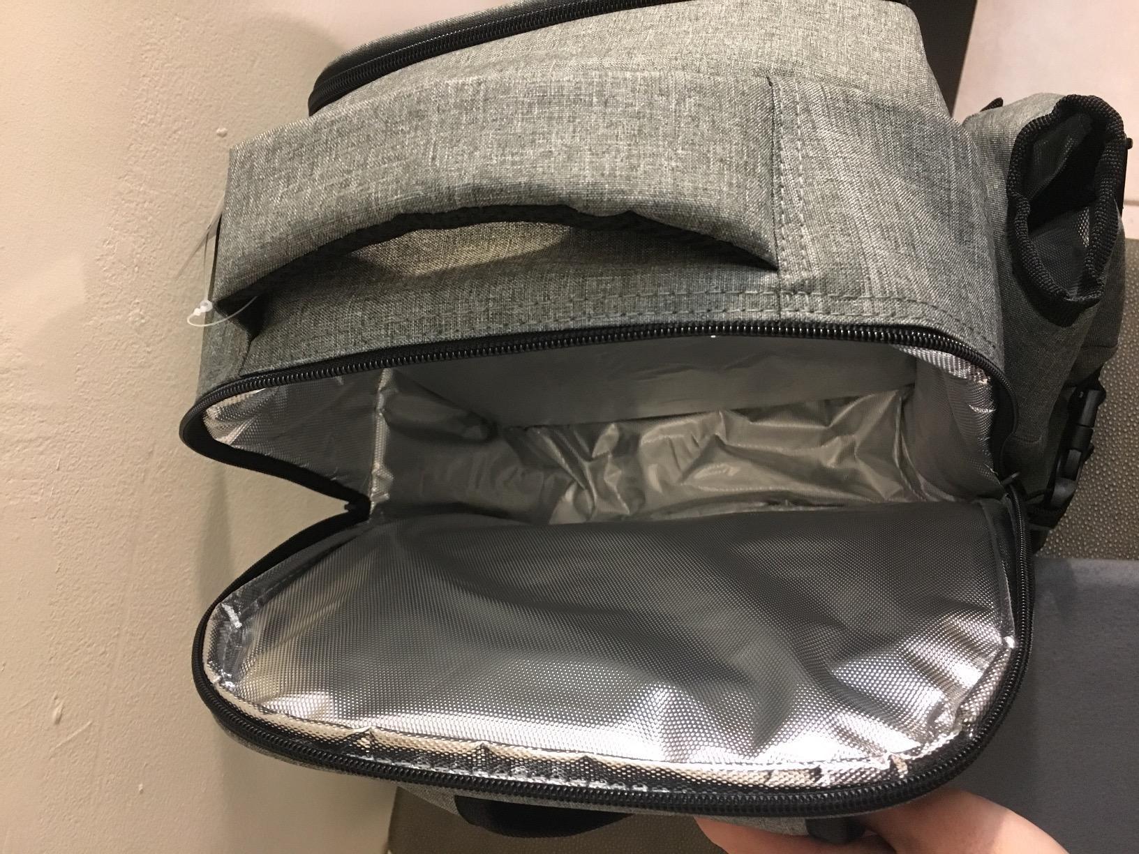 Hap Tim Picnic Basket Backpack for 2 Person with 2 Insulated Cooler Compartment, Wine Holder, Fleece Blanket, Cutlery Set, Wedding Gifts for Couples, Bridal Shower Gifts, Engagement Gifts - Customer Photo 1